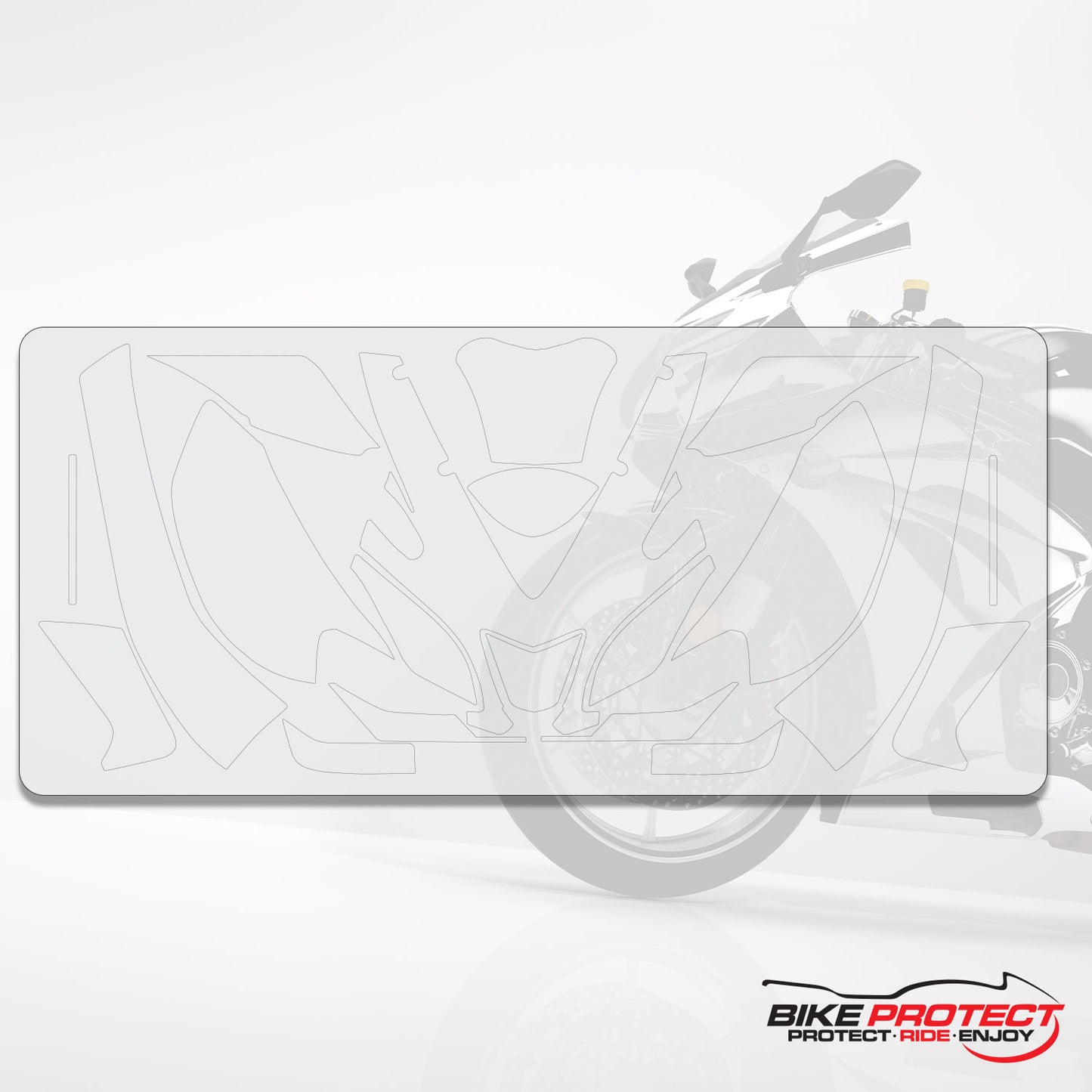 Aprilia RSV4 Factory (2009 - 2014) PPF Paint Protection Film Kit Full Kit