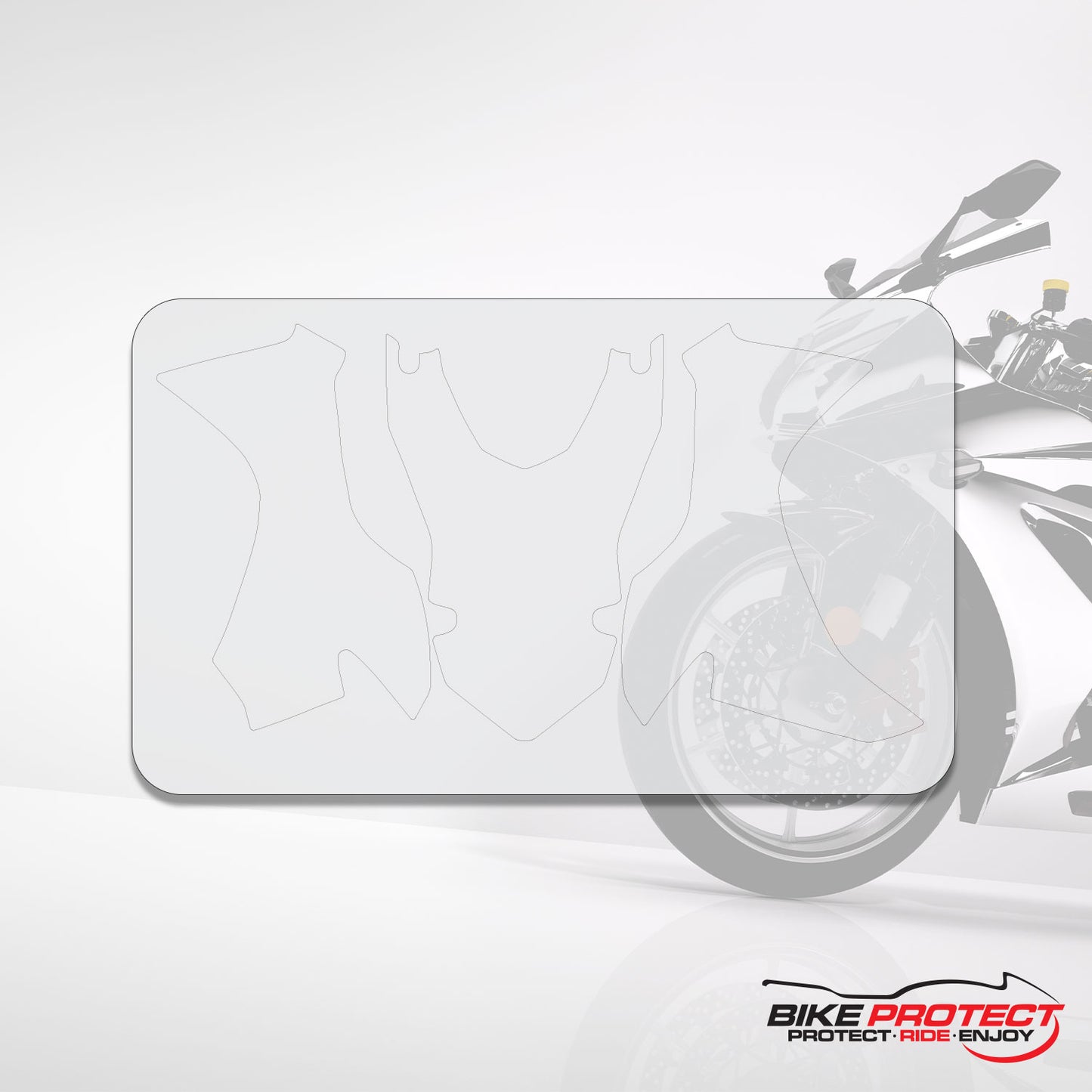 BMW F800 GS (2008 - 2012) PPF Paint Protection Film Tank Kit