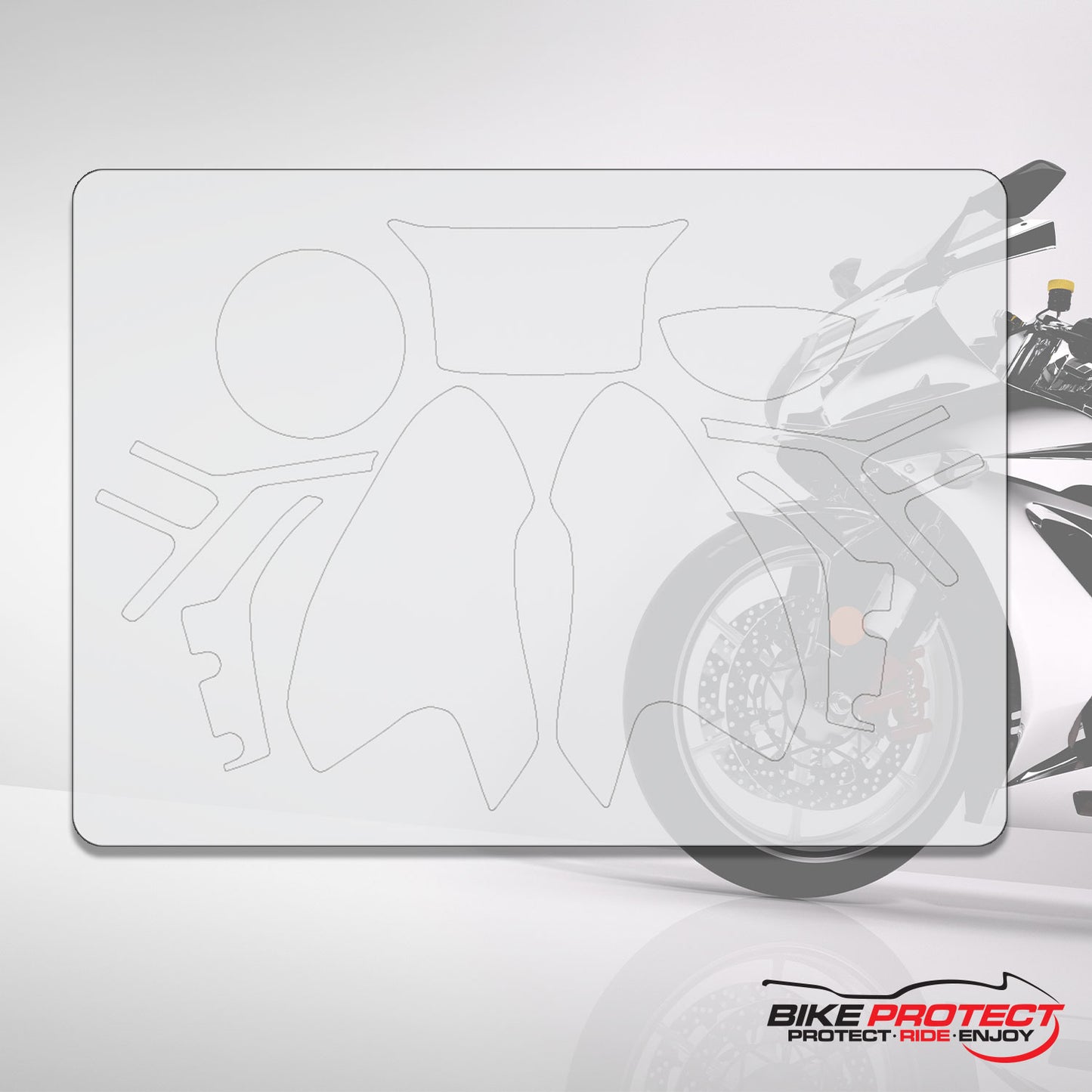 Ducati Monster 695 (2006 - 2008) Motorcycle PPF Paint Protection Film Full Kit
