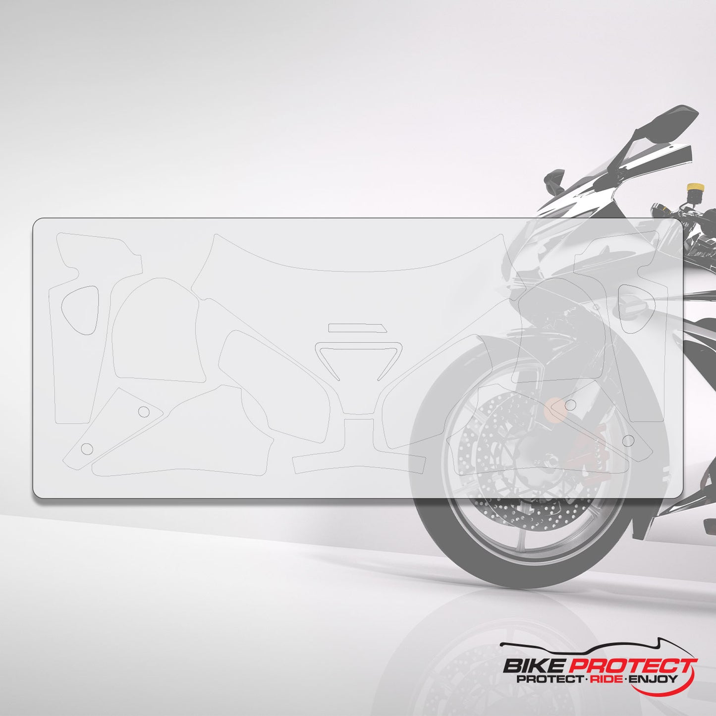 Honda GL1800 Goldwing (2001-2011) PPF Paint Protection Film Full Kit
