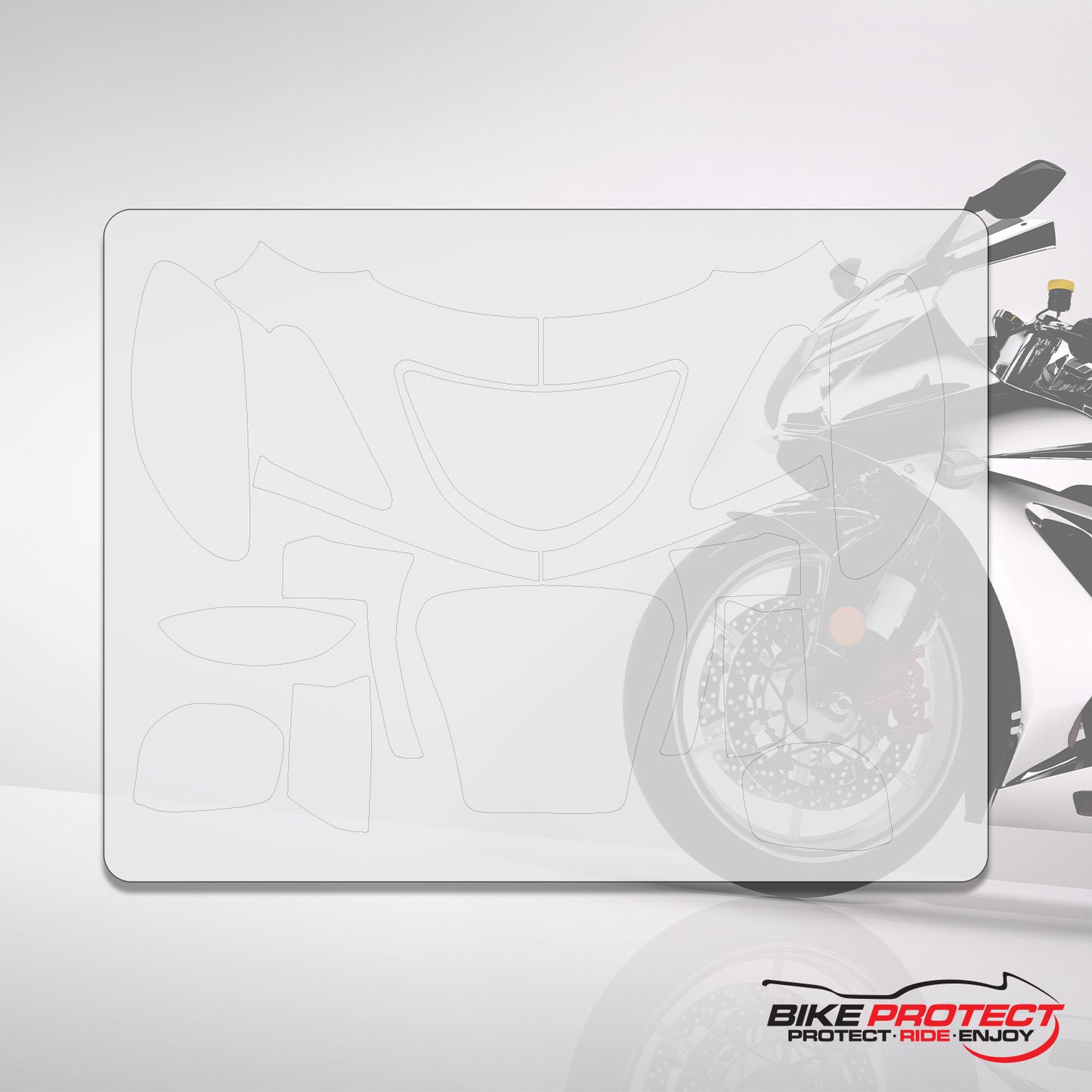 Honda NT650V Deauville (1998-2006) PPF Paint Protection Film Full Kit