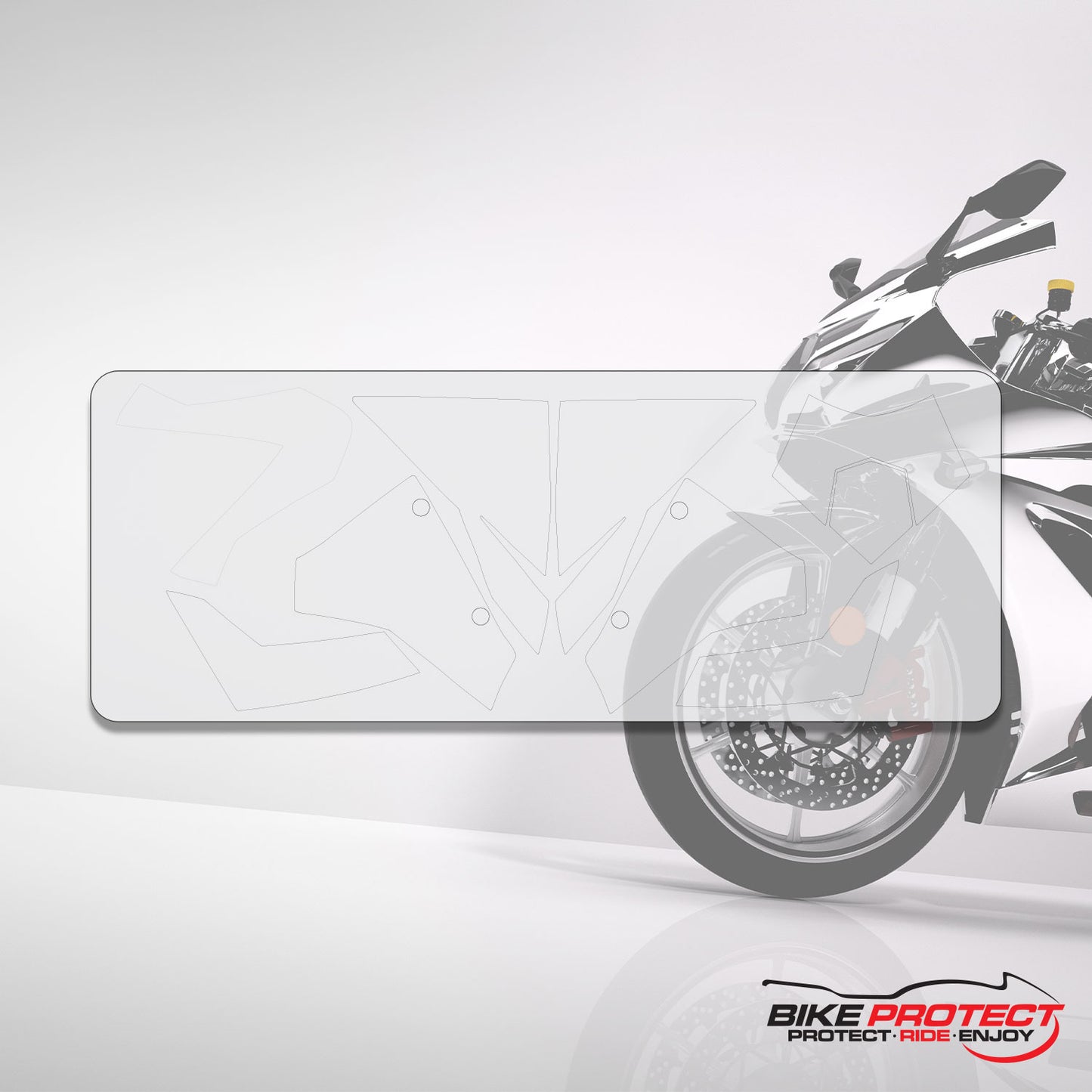 KTM 950 Supermoto (2005-2007) PPF Paint Protection Film Tank Kit
