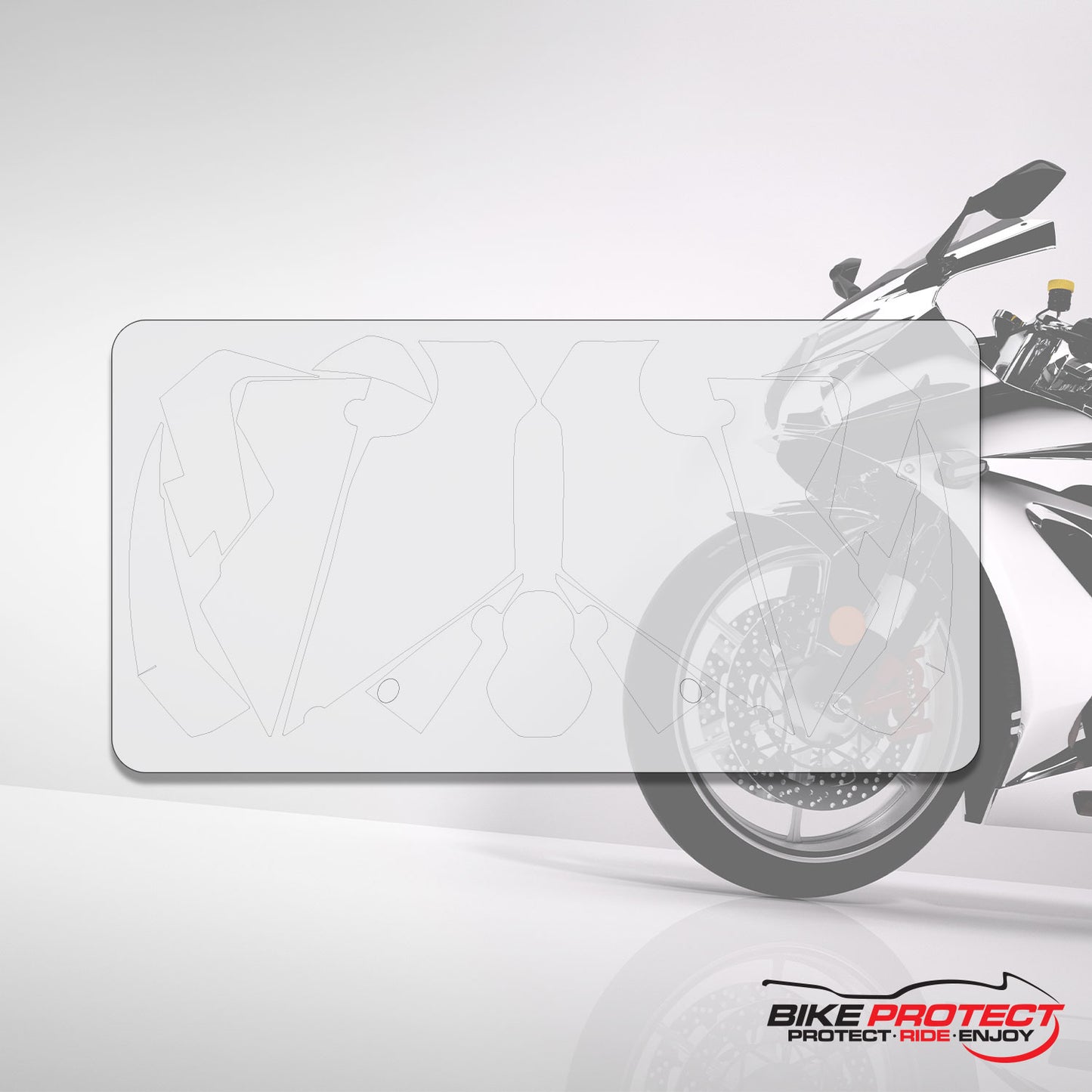 KTM 990 Adventure (2007-2012) PPF Paint Protection Film Full Kit