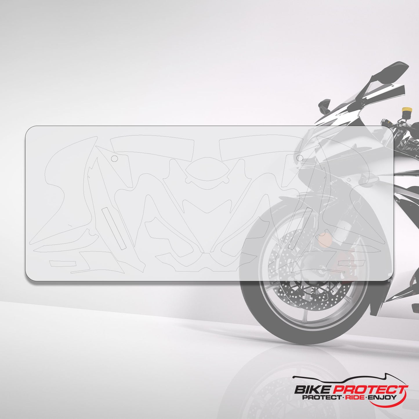 Kawasaki ZZ-R 1400 (2012-2020) PPF Paint Protection Film Full Kit