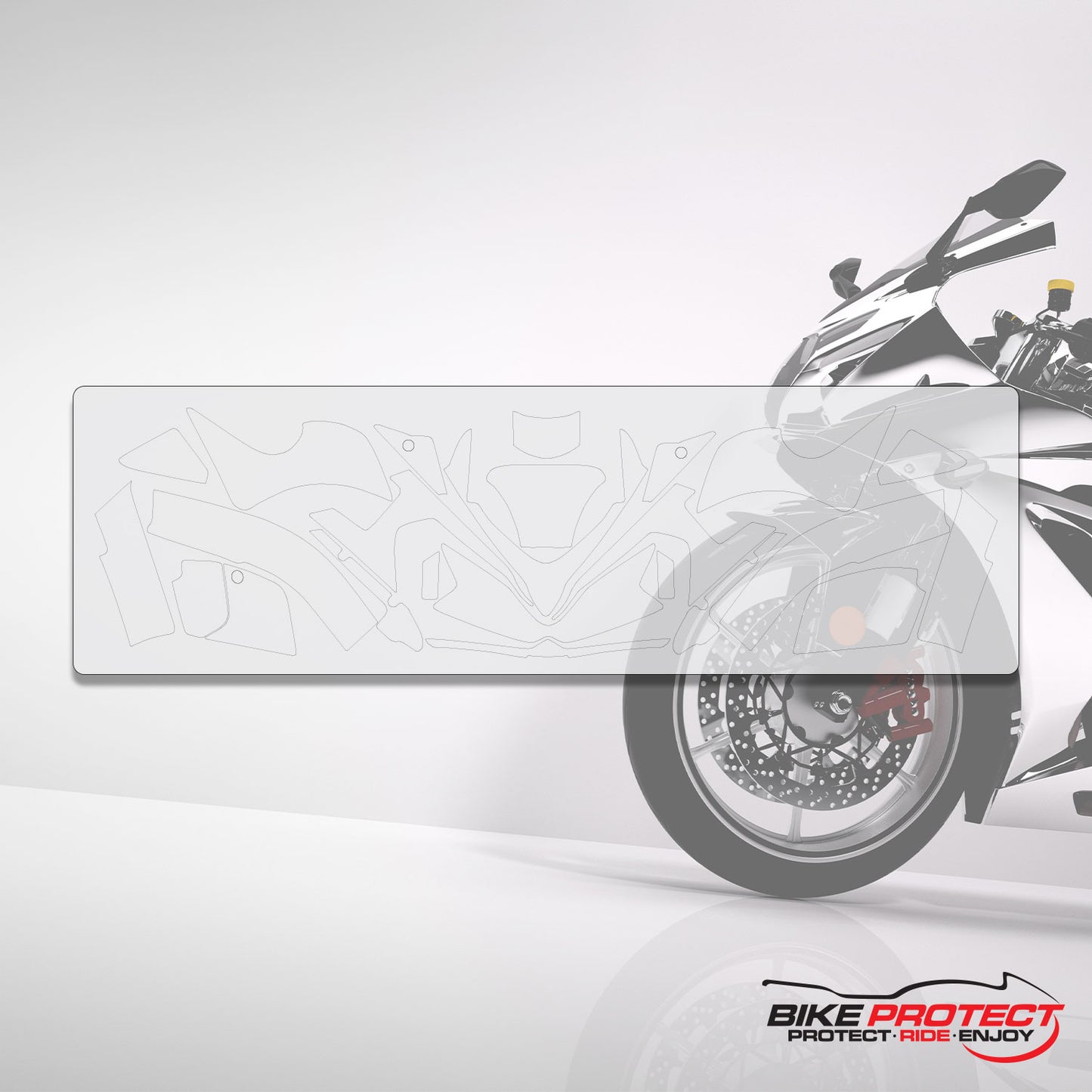 Kawasaki GTR1400 (2007-2009) PPF Paint Protection Film Full Kit