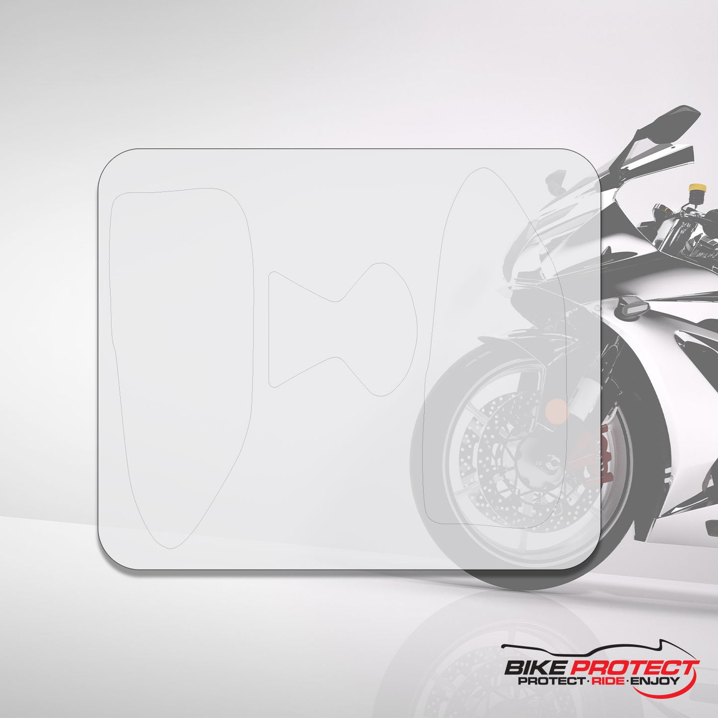 Kawasaki Z1000 (2003-2006) PPF Paint Protection Film Tank Kit
