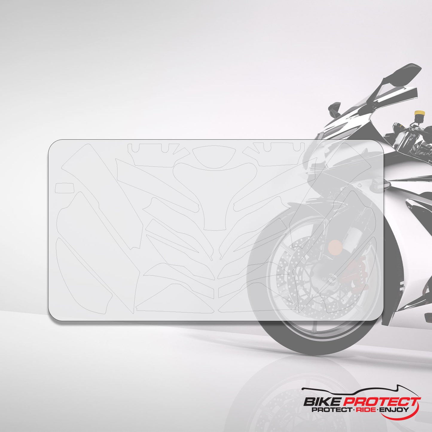Kawasaki ZX-10R (2010-2015) PPF Paint Protection Film Full Kit