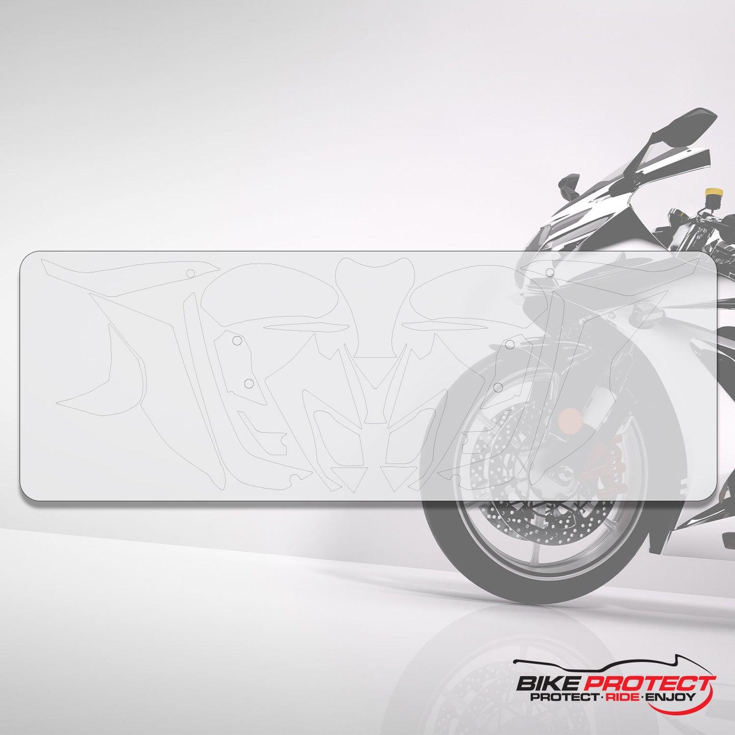 Kawasaki ZX-10R (2008-2009) PPF Paint Protection Film Full Kit