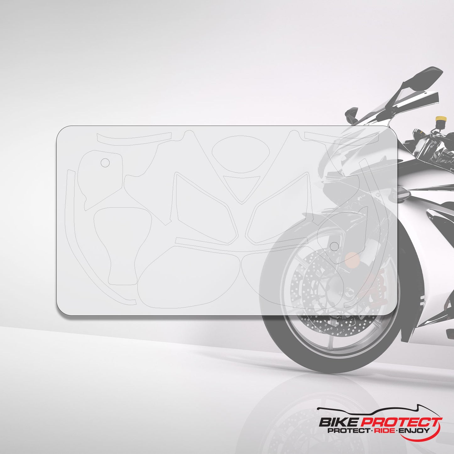 Kawasaki ZX-12R (2000-2006) PPF Paint Protection Film Full Kit