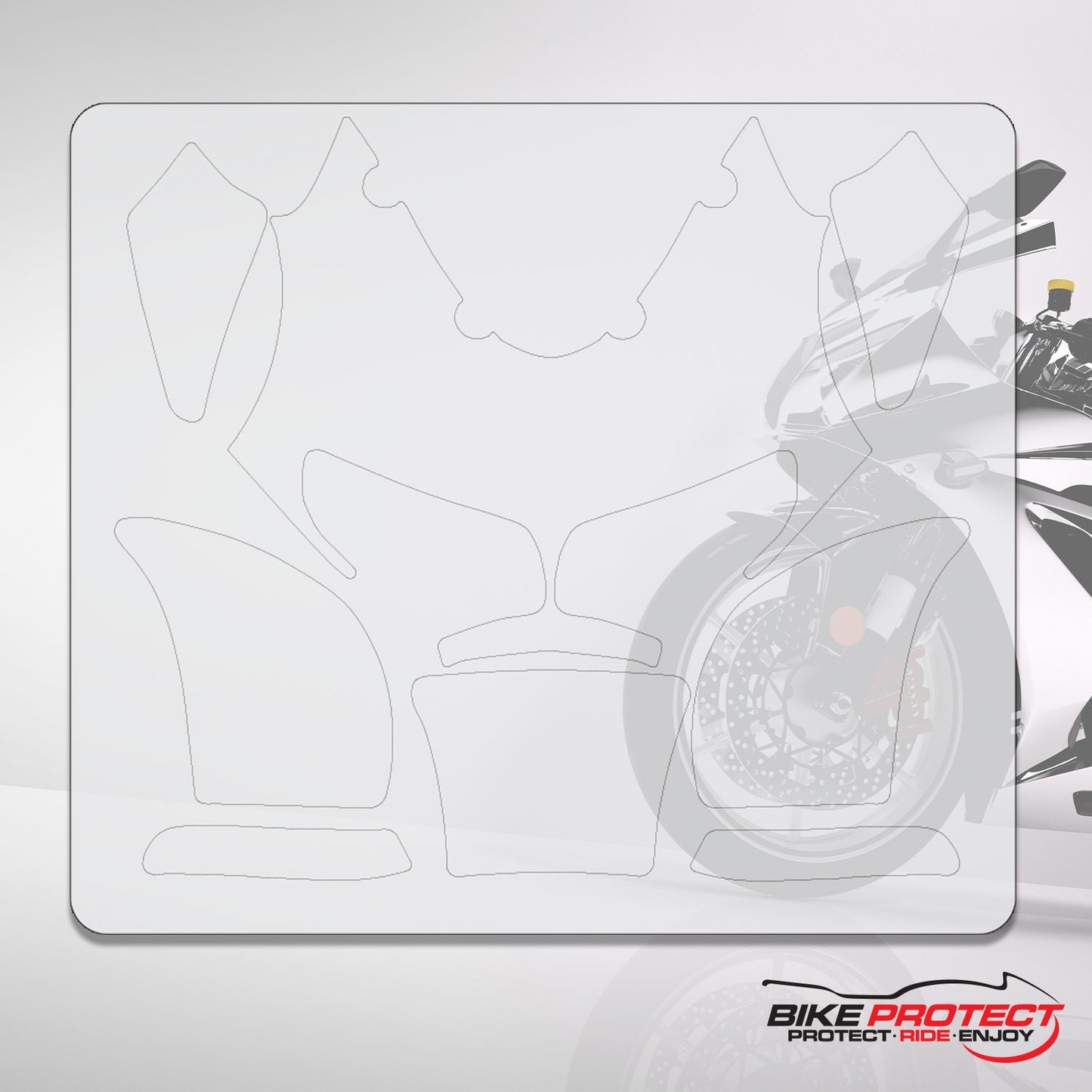 Buell XB12R Firebolt (2003 - 2010) PPF Paint Protection Film Full Kit