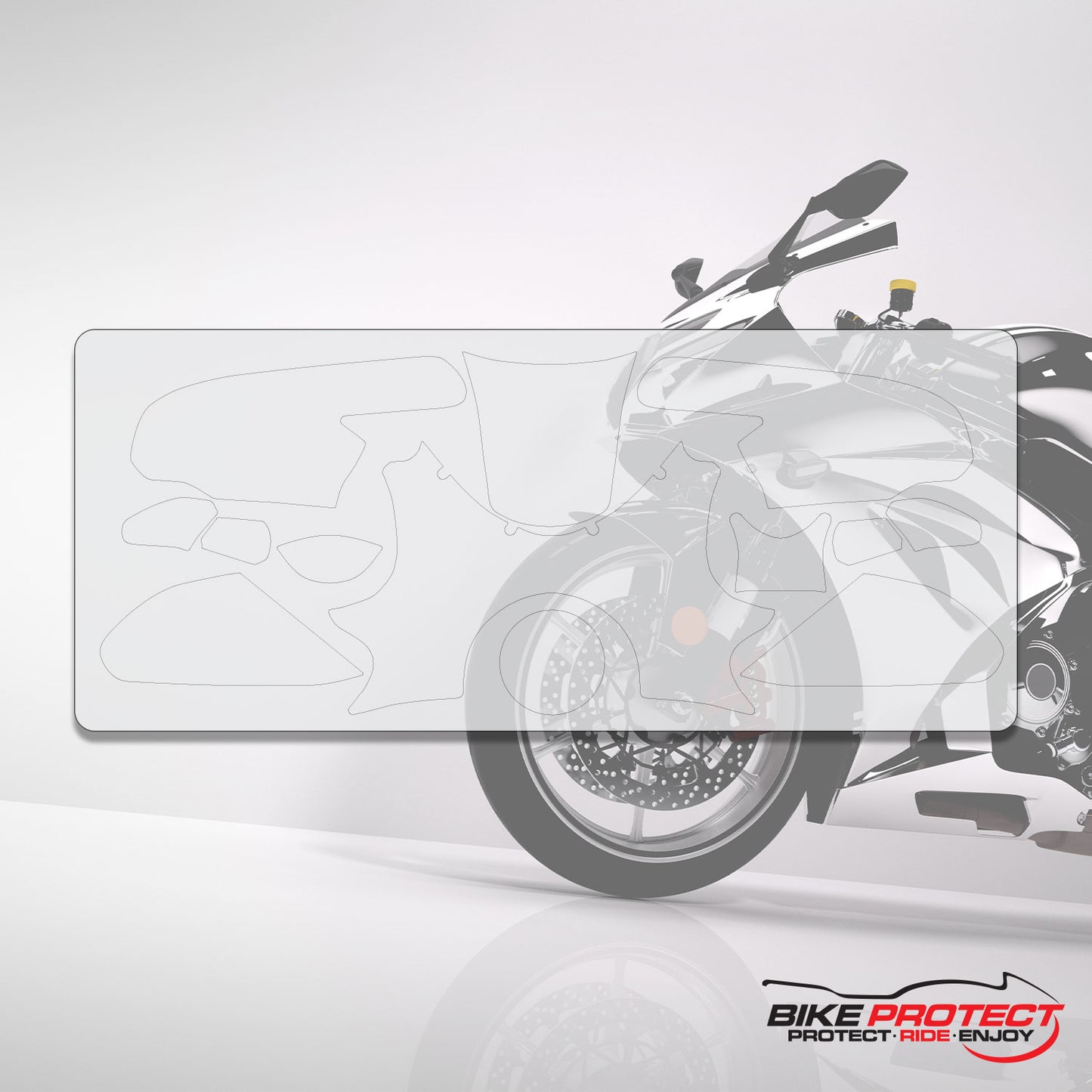 Ducati Sport 1000s (2006 - 2009) PPF Paint Protection Film Full Kit