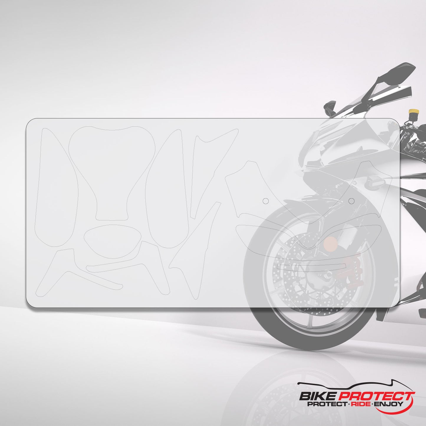 Suzuki Bandit 1200S (2004 - 2005) PPF Paint Protection Film Full Kit