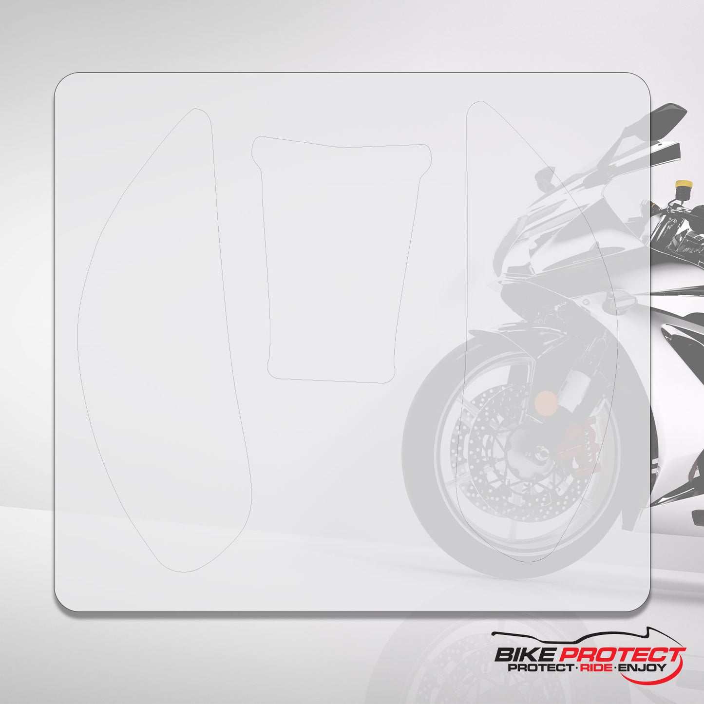 Suzuki Bandit 1200 (2000 - 2004) PPF Paint Protection Film Tank Kit