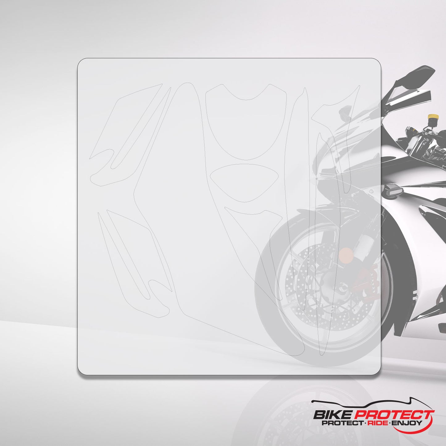 Suzuki Bandit 650 (2009 - 2012) PPF Paint Protection Film Full Kit