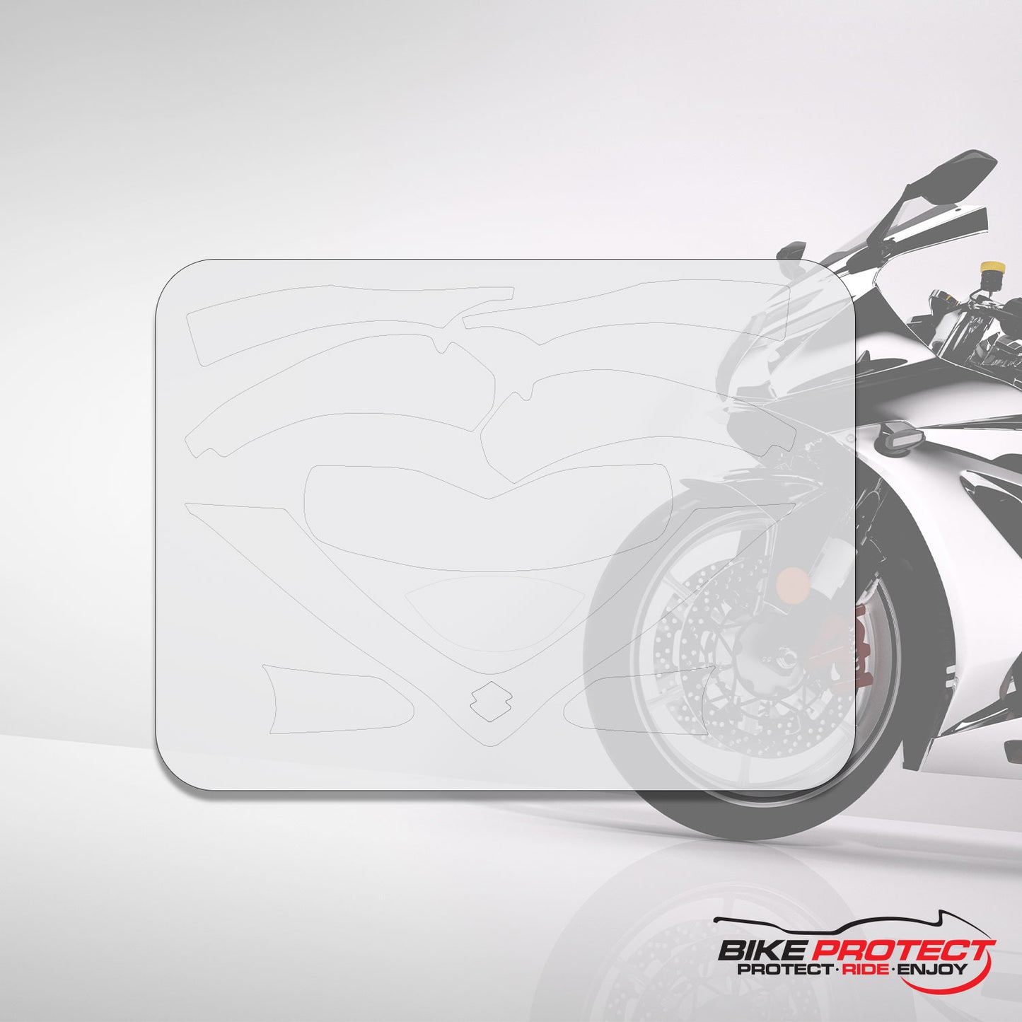 Suzuki Burgman 125 (2002 - 2011) PPF Paint Protection Film Full Kit