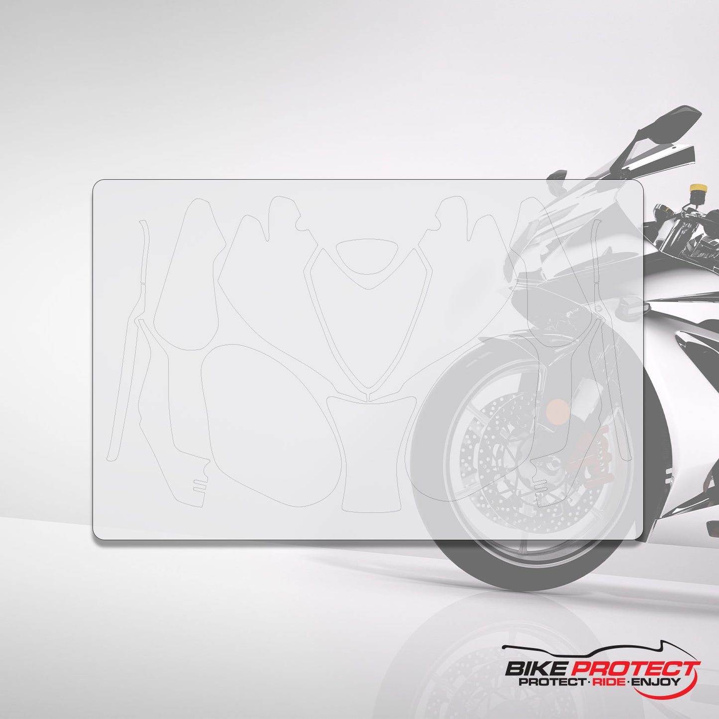 Suzuki GS500F (2004 - 2008) PPF Paint Protection Film Full Kit