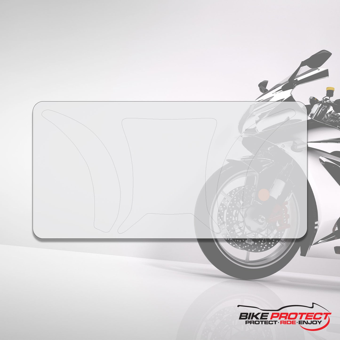 Triumph Rocket 3 (2004 - 2008) PPF Paint Protection Film Tank Kit