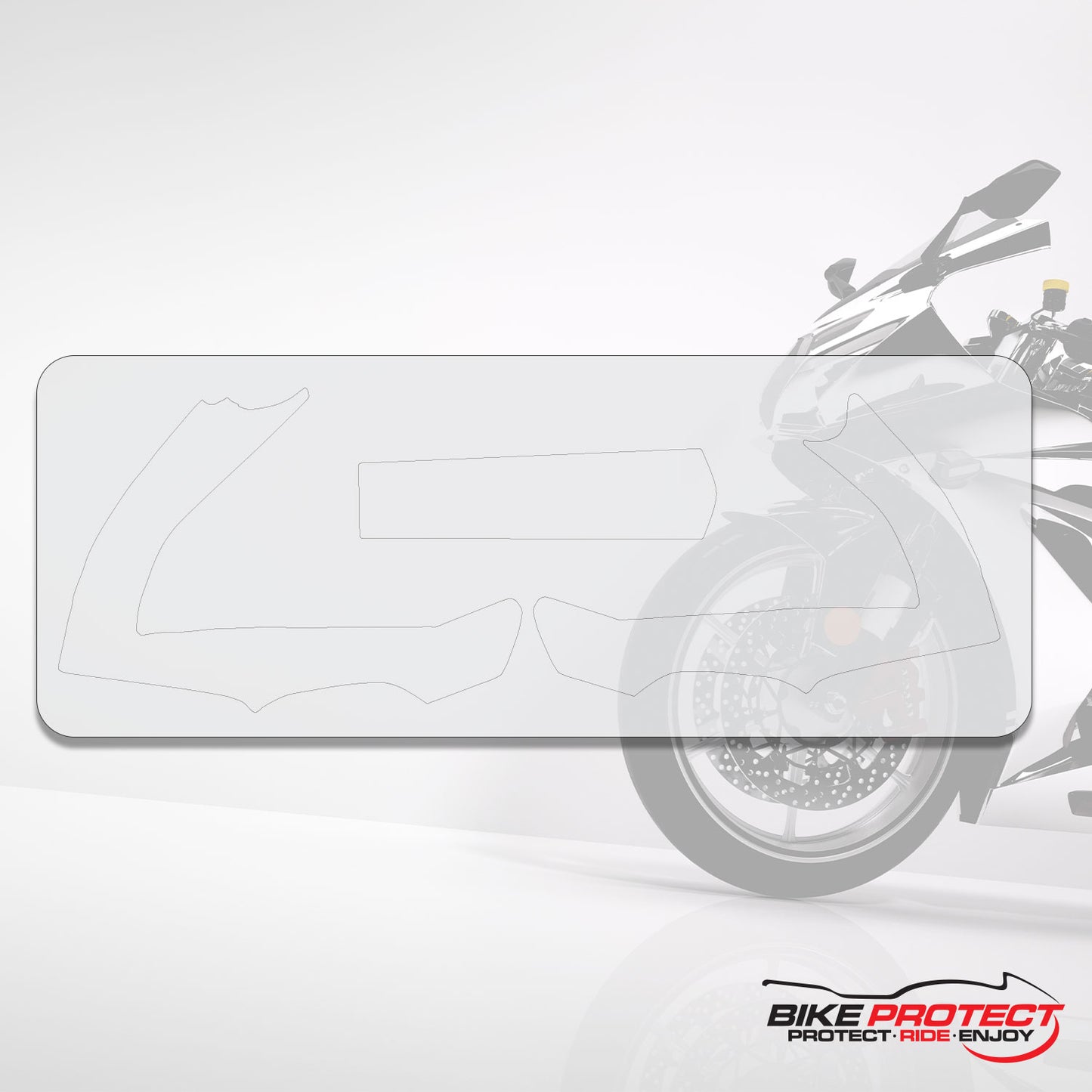 BMW F650 GS / Dakar (2000 - 2008) PPF Paint Protection Film Tank Kit