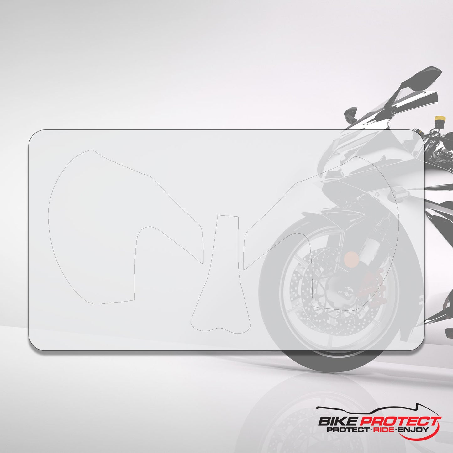 BMW K1300 S (2009 - 2017) PPF Paint Protection Film Tank Kit