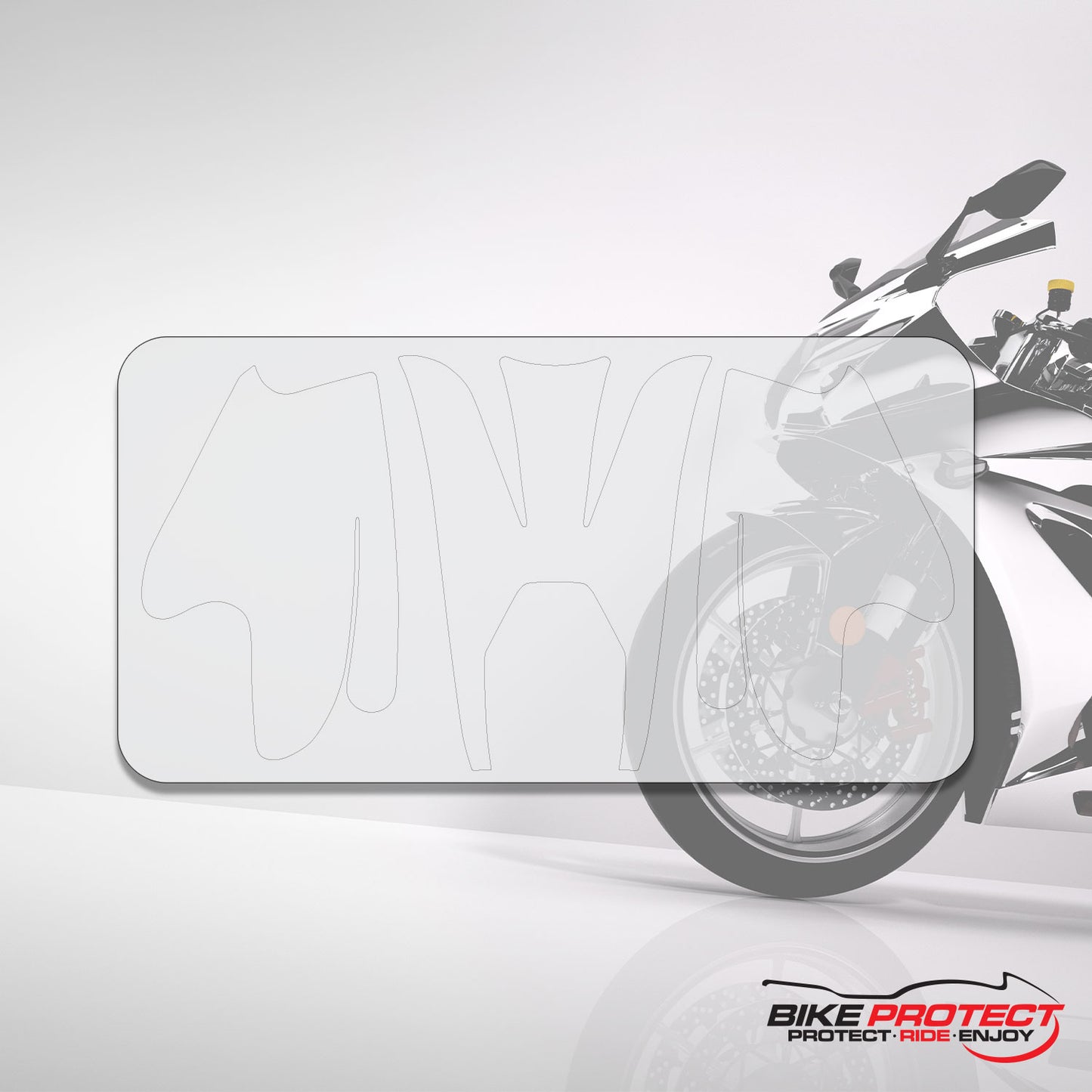 BMW R1200 GS (2013 - 2016) PPF Paint Protection Film Tank Kit