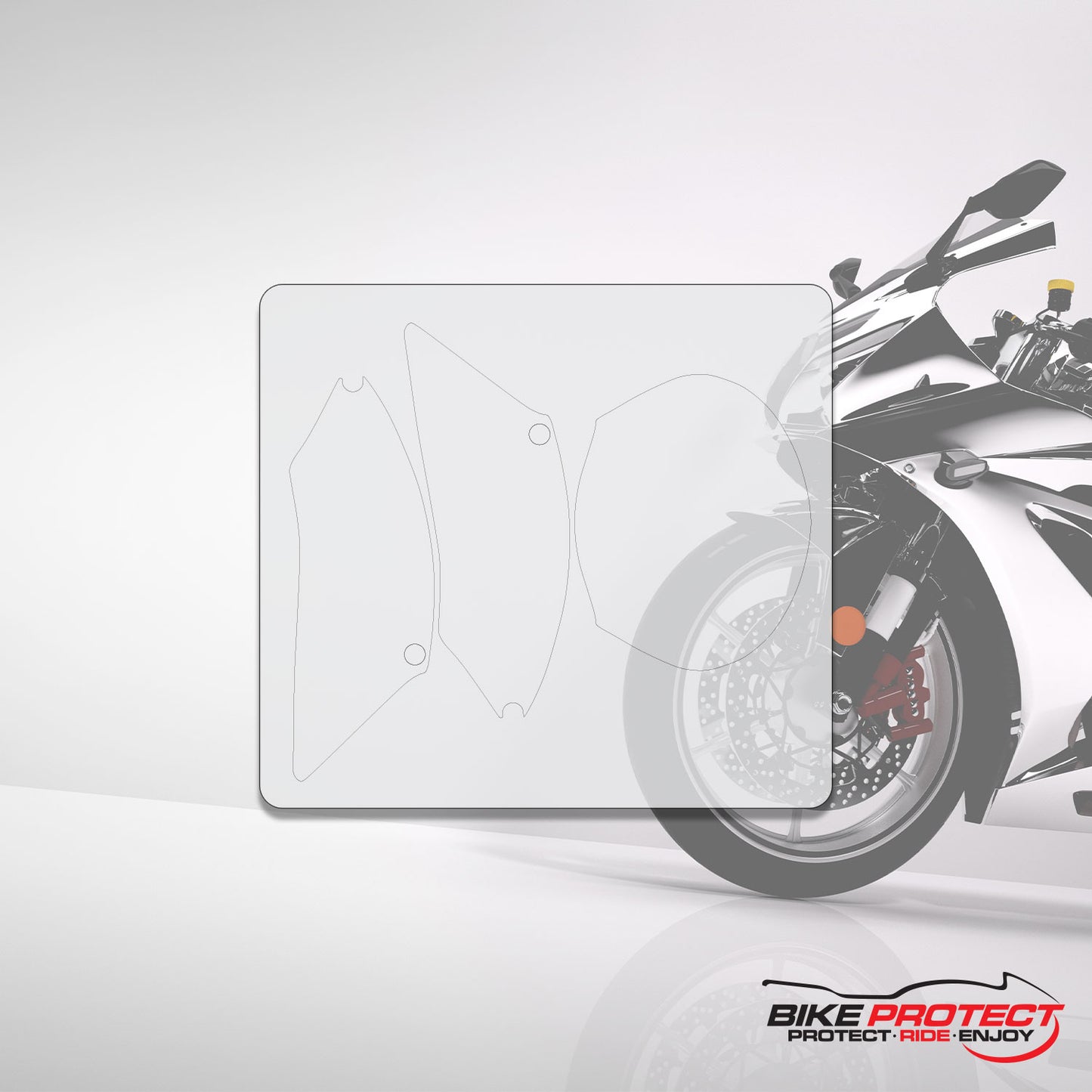 Ducati Diavel (2011 - 2013) Motorcycle PPF Paint Protection Film Tank Kit