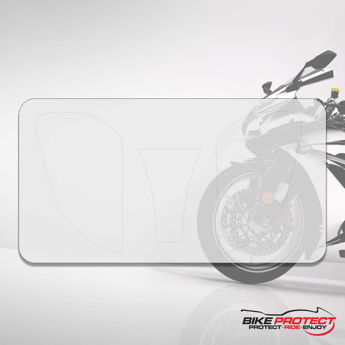 Honda CBR1000 RR (2006-2007) PPF Paint Protection Film Tank Kit
