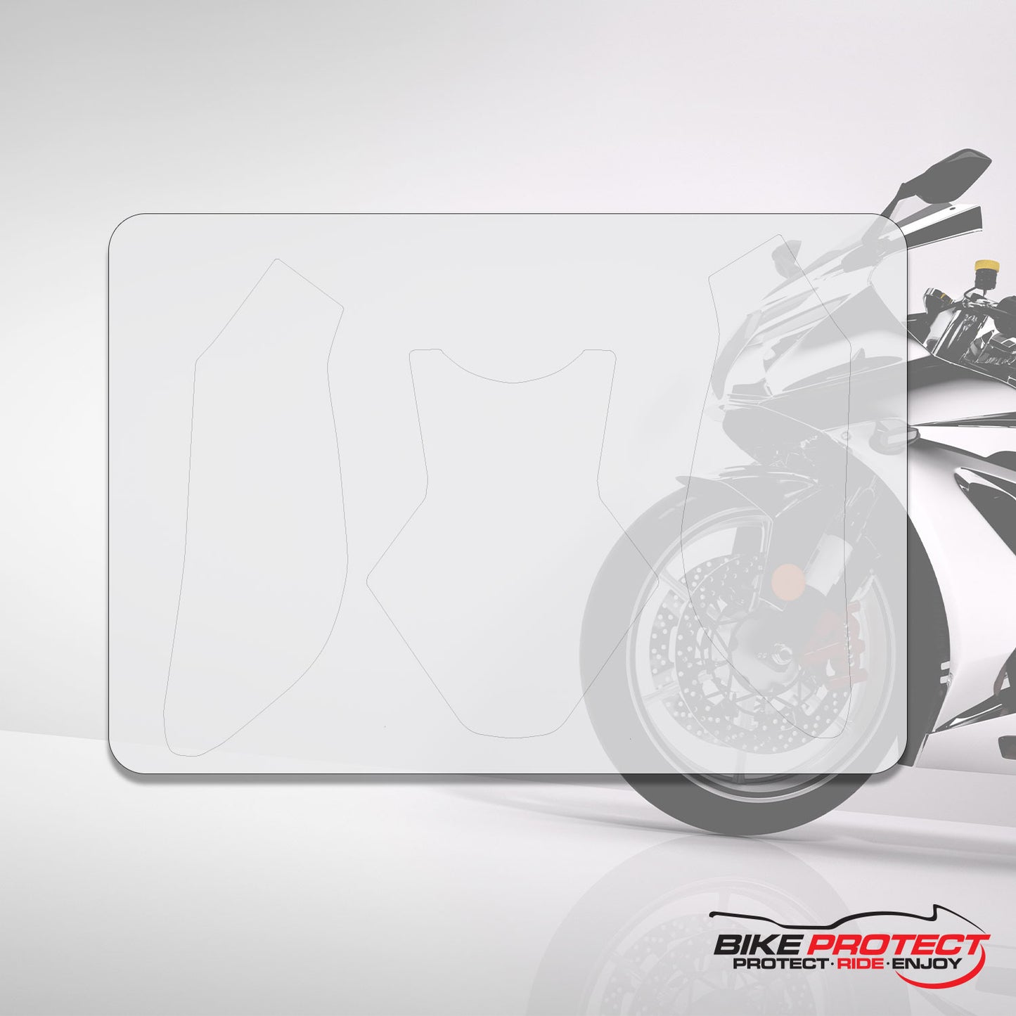 Kawasaki ER-6N (2006-2008) PPF Paint Protection Film Tank Kit