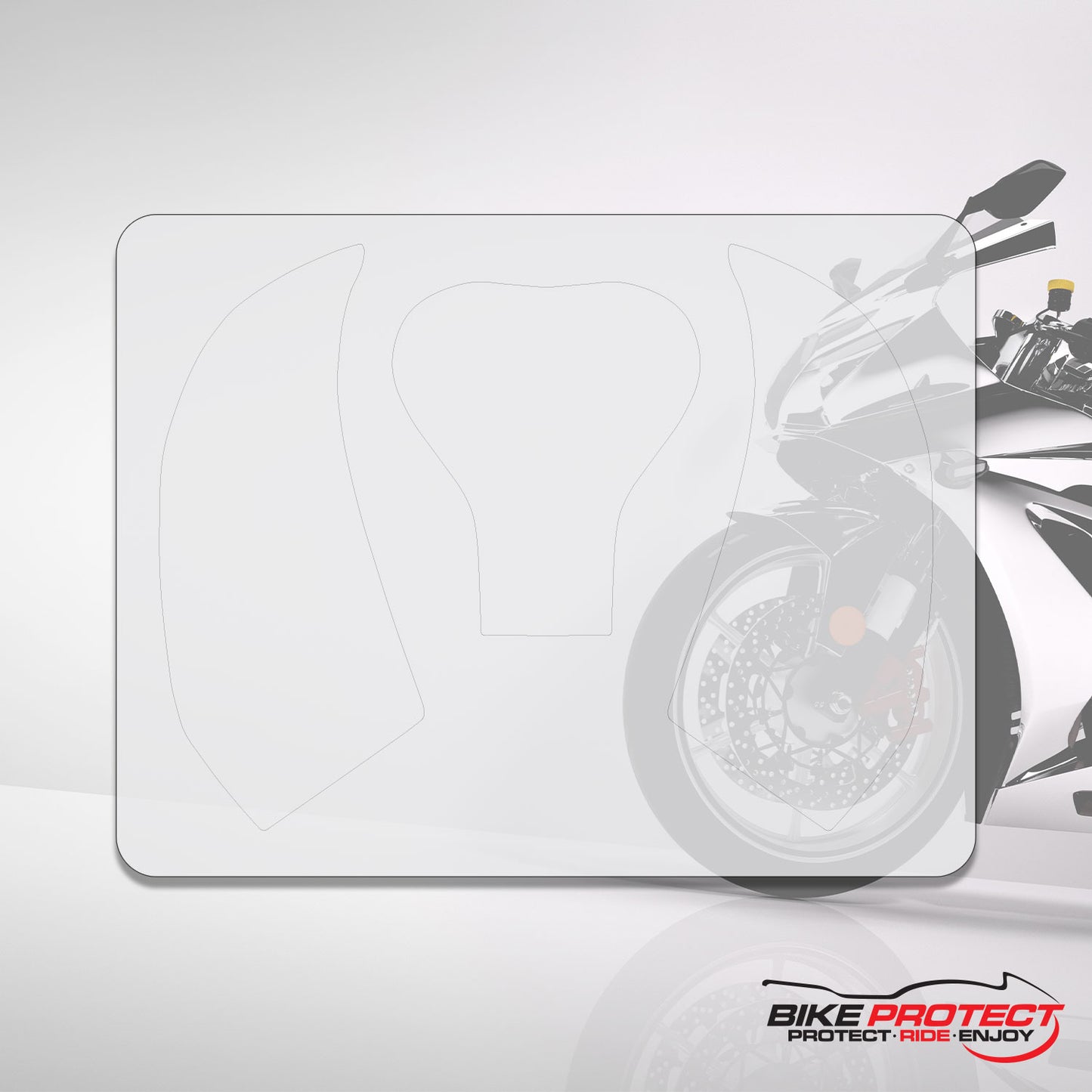 Kawasaki Z1000 (2010-2013) PPF Paint Protection Film Tank Kit