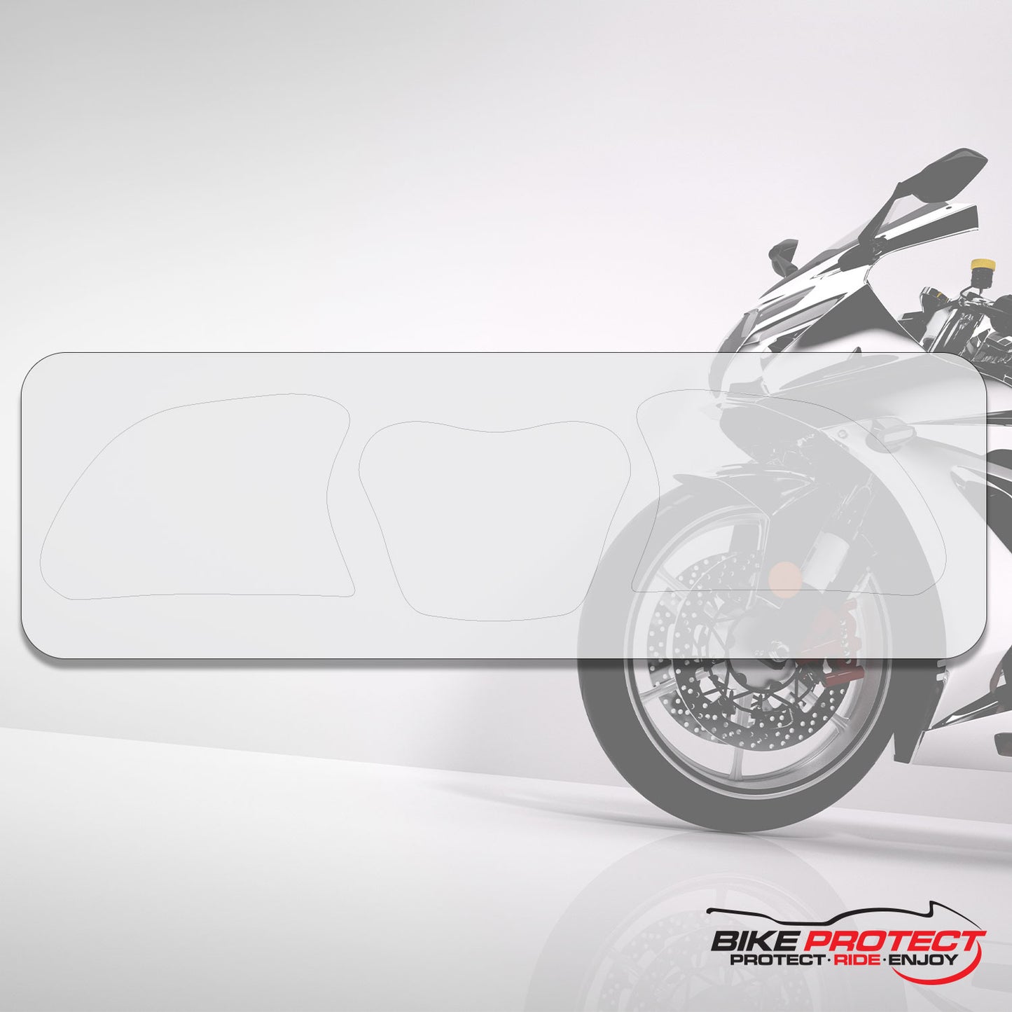 Suzuki GSXF 600 / 700 (2003 - 2007) PPF Paint Protection Film Tank Kit