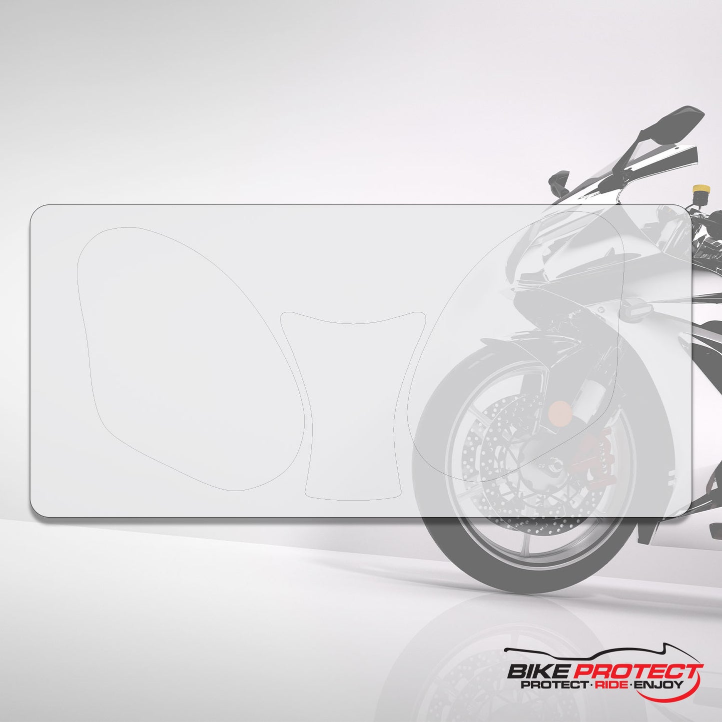 Suzuki GS500 (2004 - 2008) PPF Paint Protection Film Tank Kit