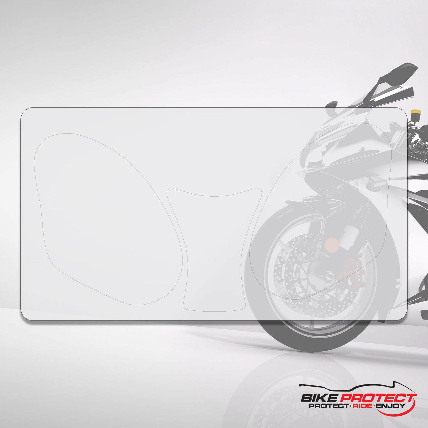 Suzuki GS500F (2004 - 2008) PPF Paint Protection Film Tank Kit