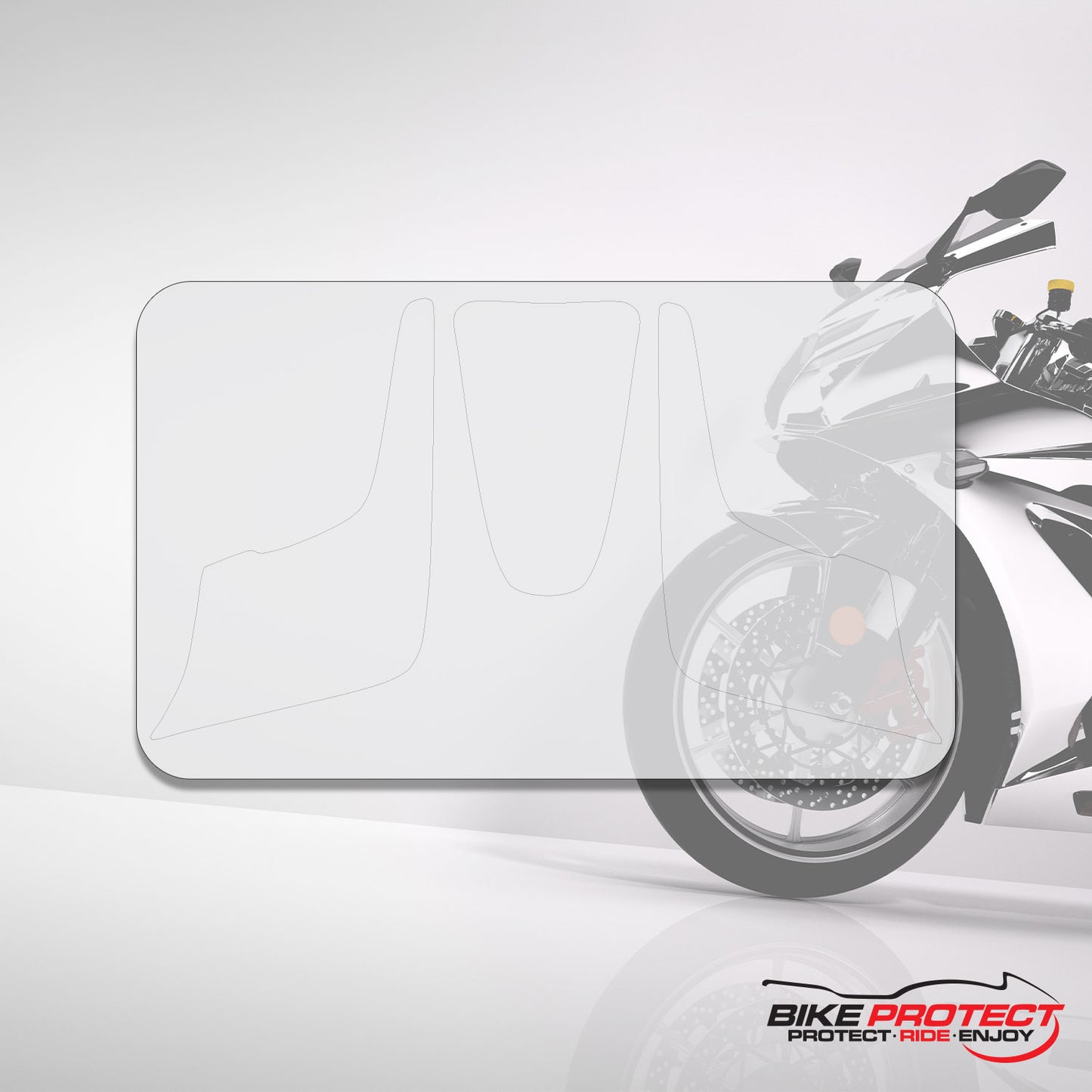 Triumph Tiger 800 (2011 - 2014) PPF Paint Protection Film Tank Kit