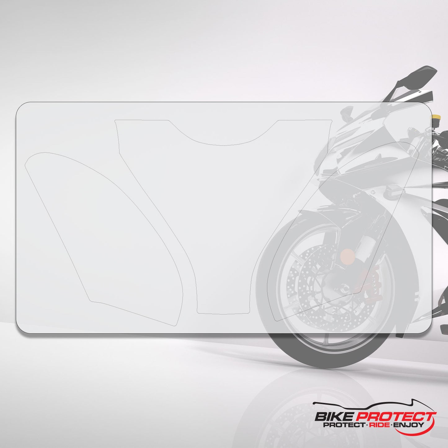Yamaha YZF-R1 (2009 - 2011) PPF Paint Protection Film Tank Kit