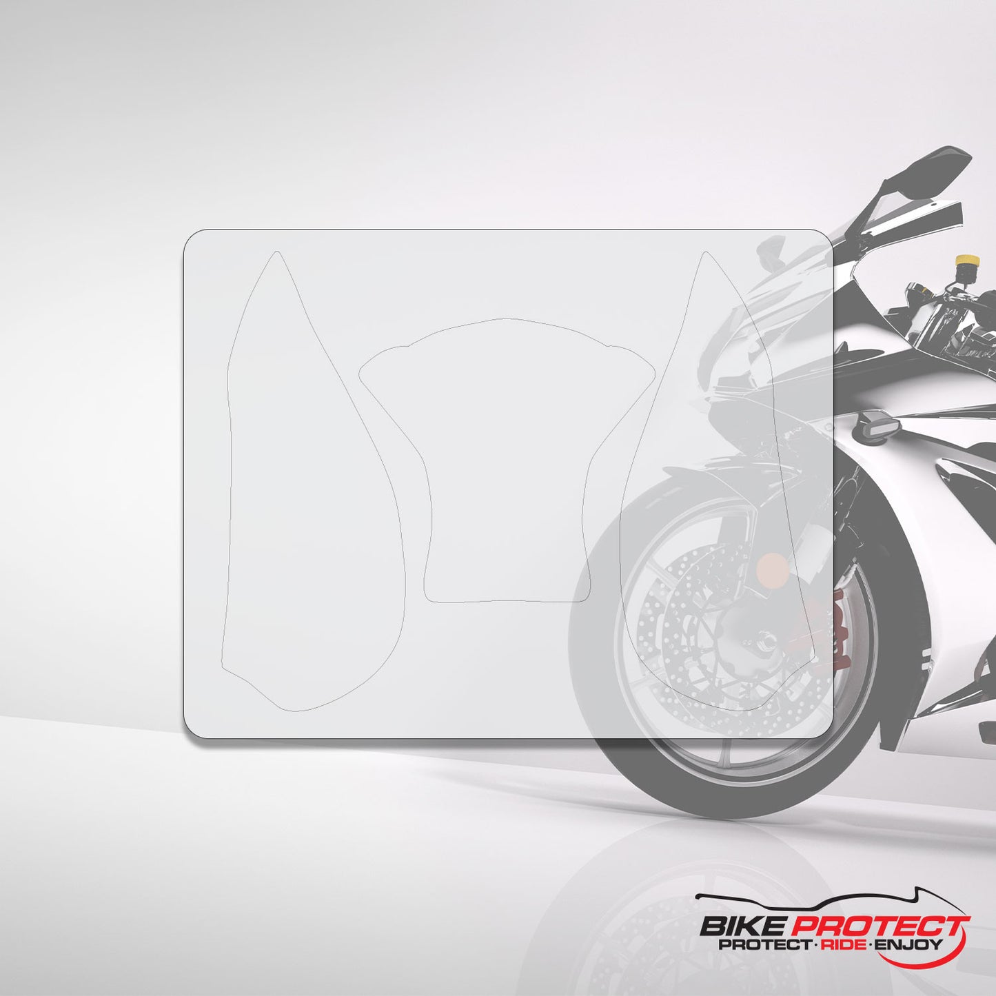 Yamaha YZF-R1 (2004 - 2006) PPF Paint Protection Film Tank Kit