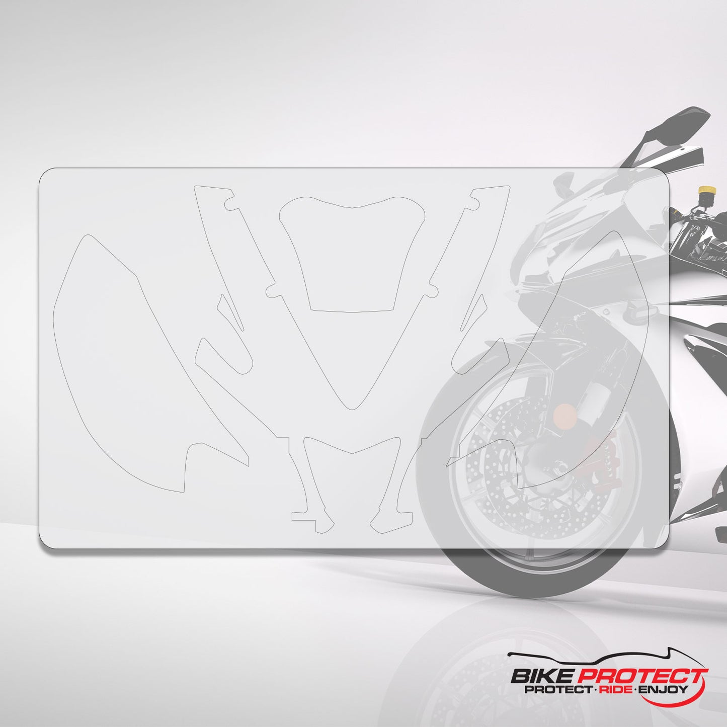 Aprilia RSV4 Factory (2009 - 2014) PPF Paint Protection Film Kit Tank Kit