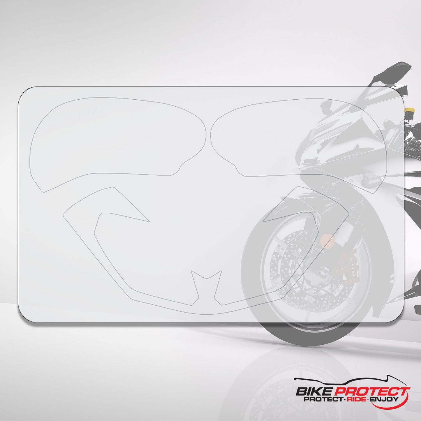 Aprilia Tuono 1000R Factory (2006 - 2011) PPF Paint Protection Film Tank Kit