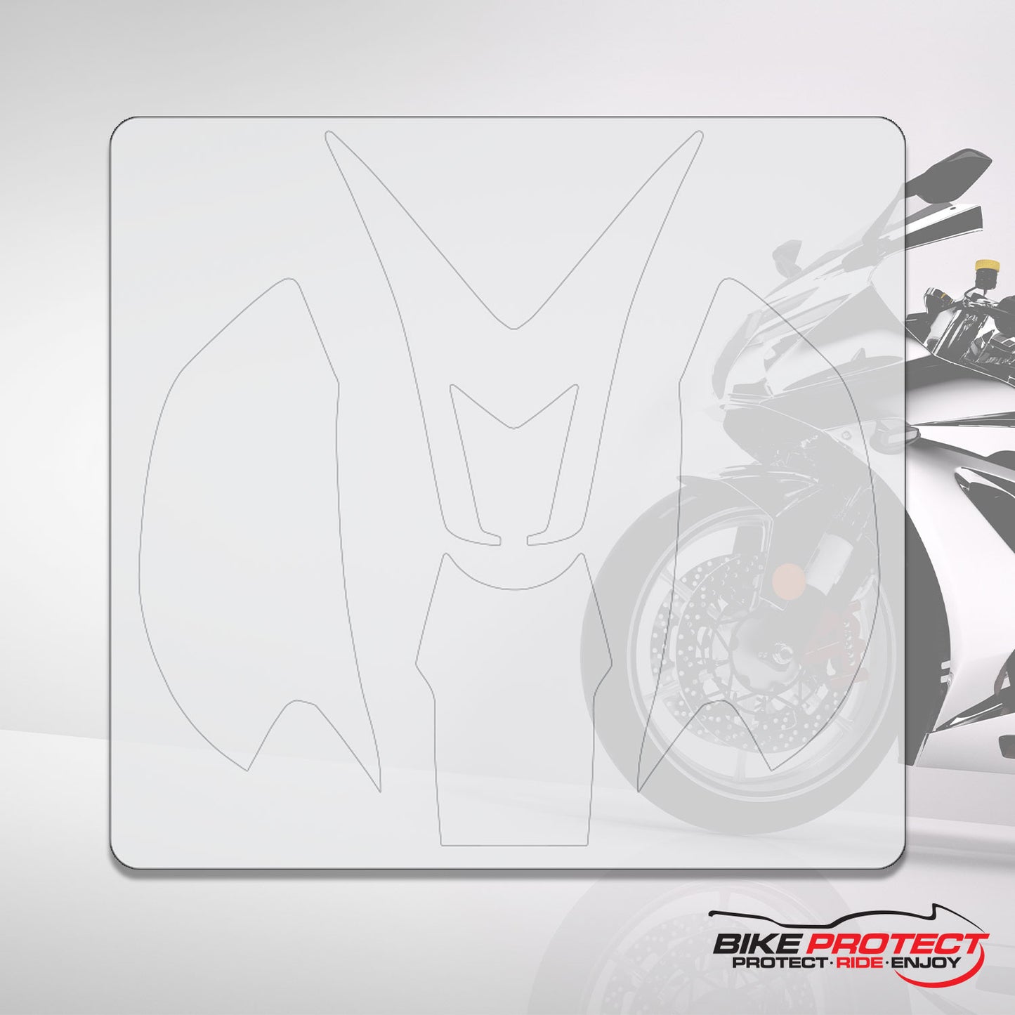 Aprilia Tuono V4 (2011 - 2014) PPF Paint Protection Film Tank Kit