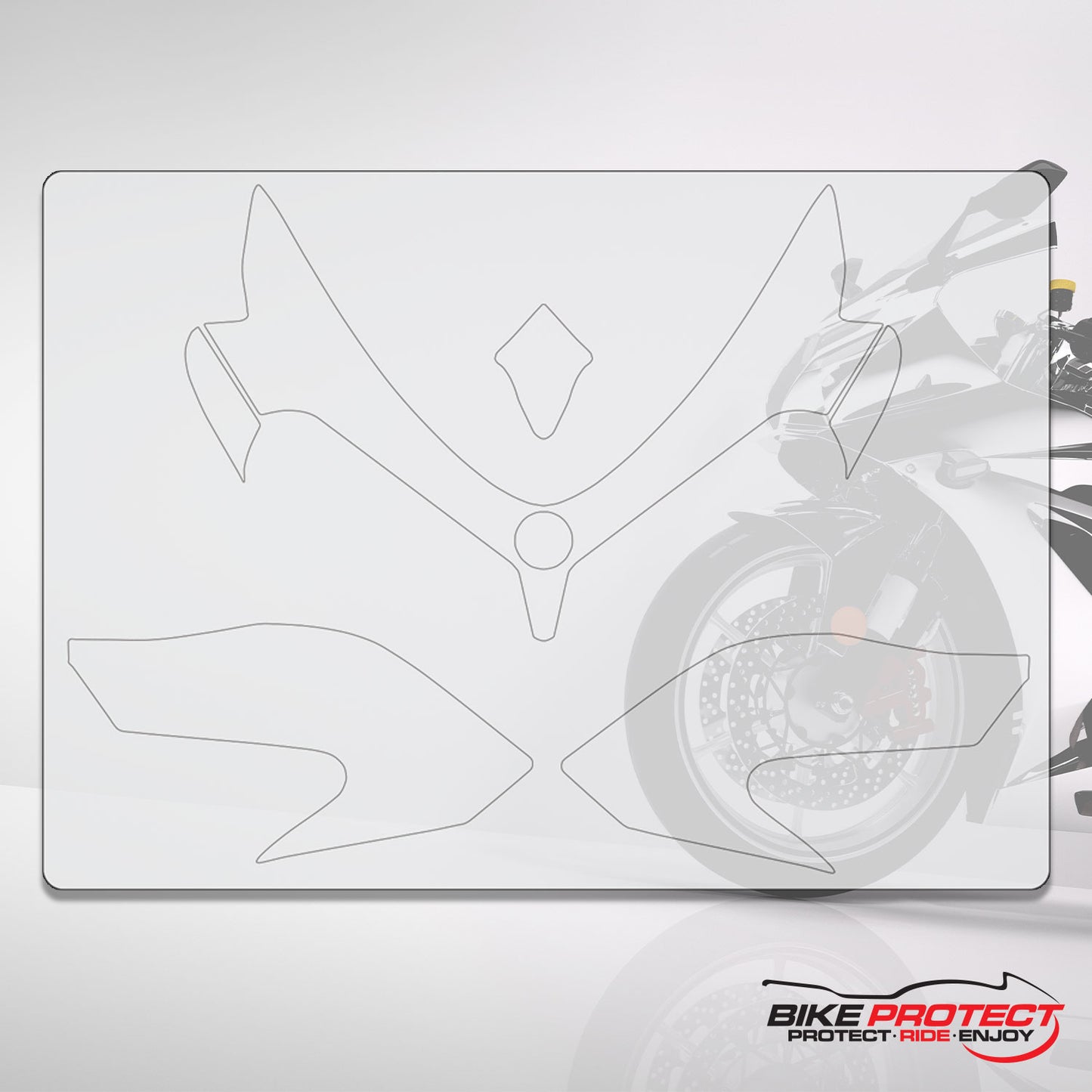 Benelli Tre-K 1130 (2006 - 2017) PPF Paint Protection Film Tank Kit
