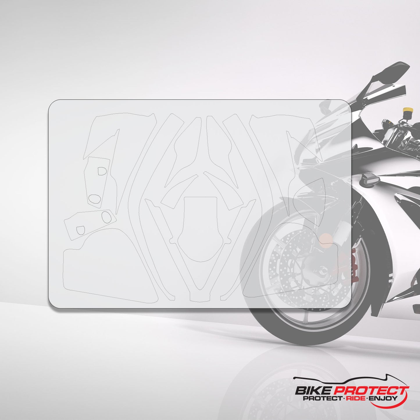 Triumph Daytona 675 (2006 - 2008) PPF Paint Protection Film Full Kit