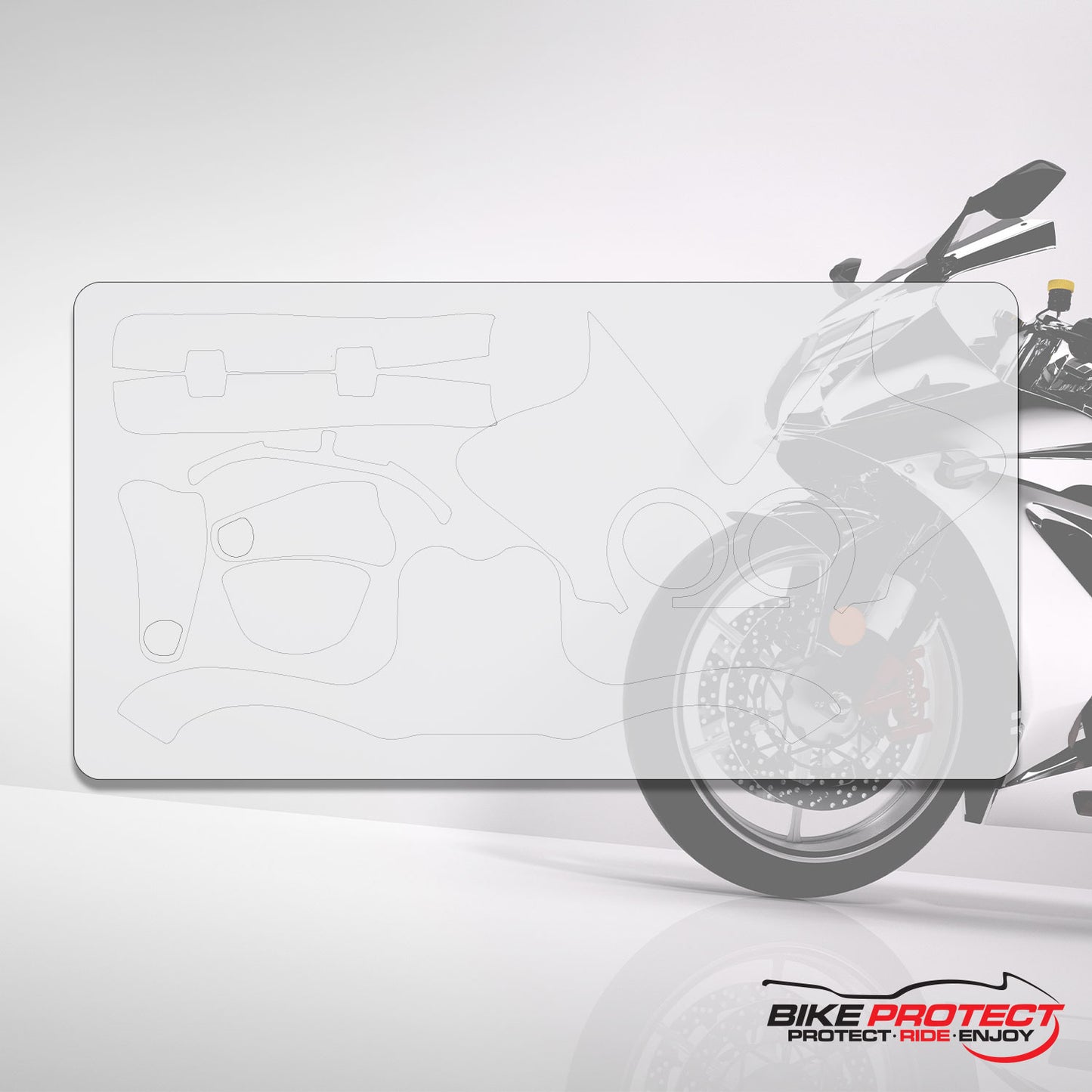 Triumph Tiger 955i (2001 - 2006) PPF Paint Protection Film Kit