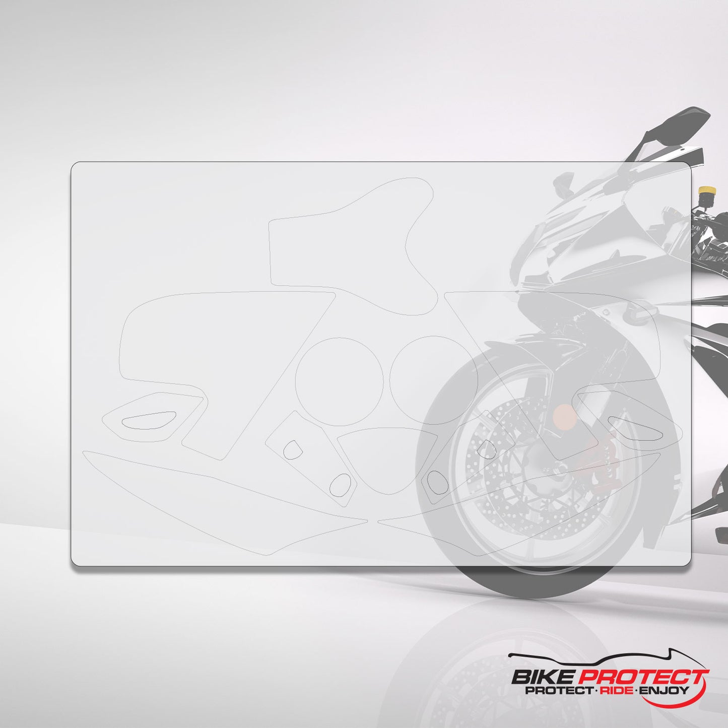 Triumph Street Triple (2007 - 2012) PPF Paint Protection Film Full Kit