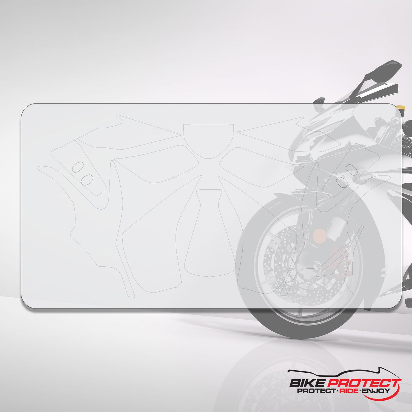 Yamaha FZ1 Fazer (2006 - 2015) PPF Paint Protection Film Tank Kit