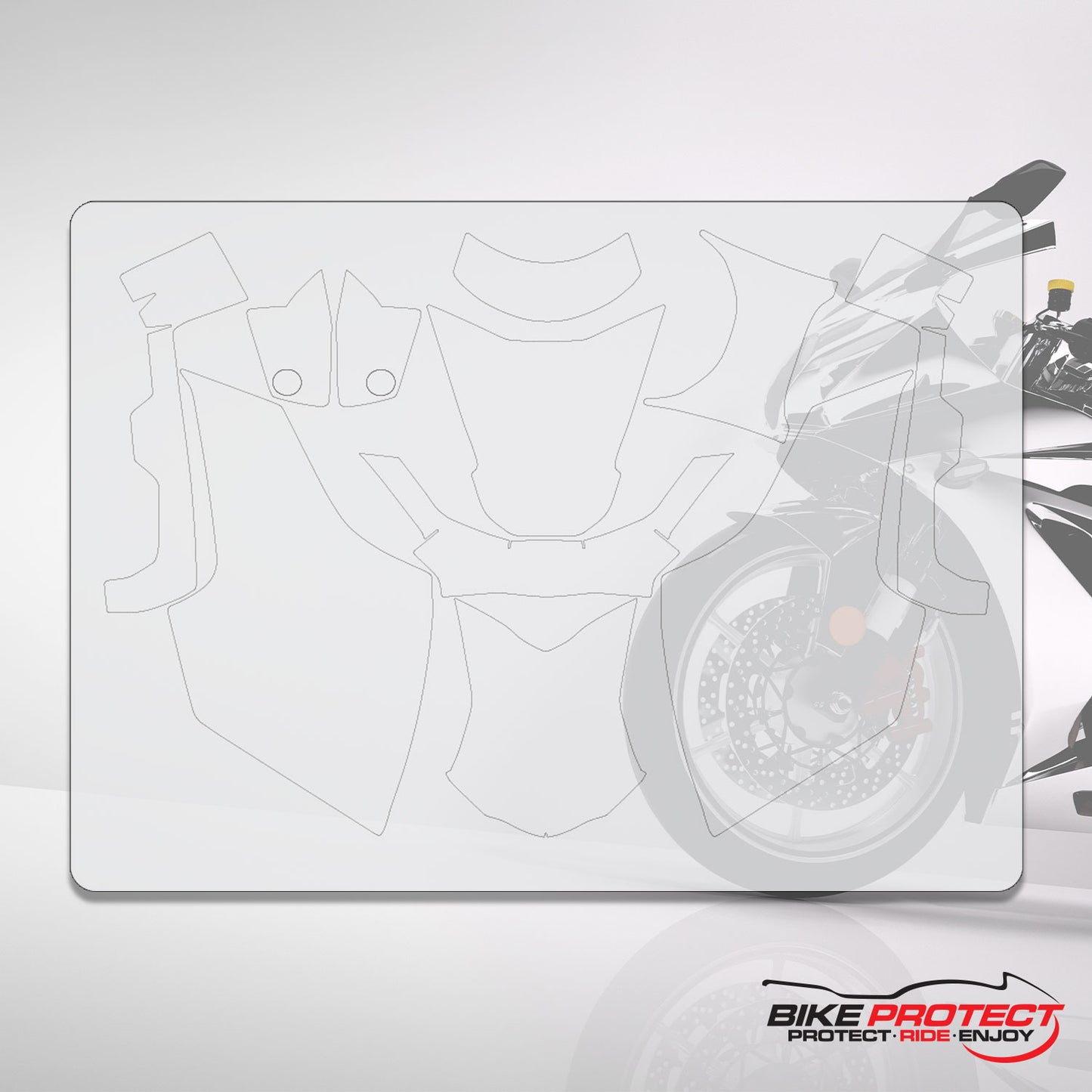 Yamaha XT660Z Ténéré (2008 - 2016) PPF Paint Protection Film Full Kit