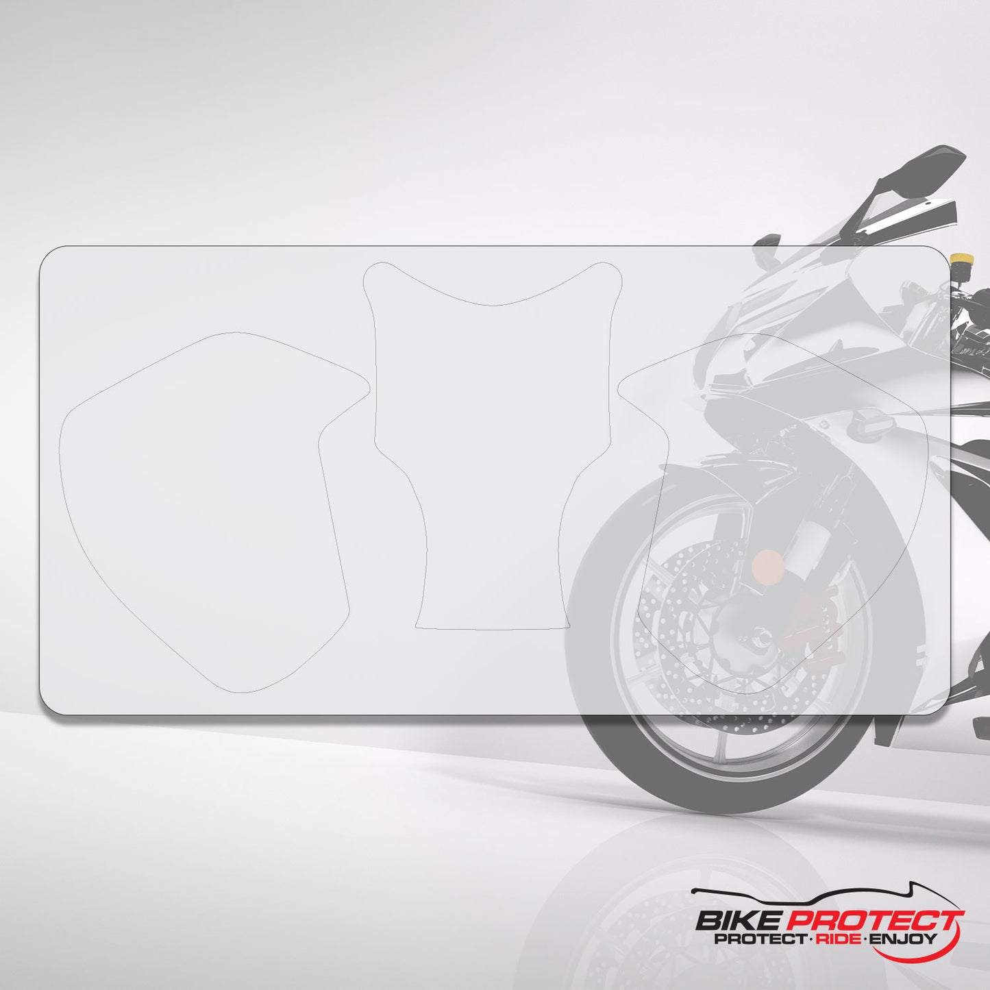 Yamaha XT1200Z Super Ténéré (2010 - 2021) PPF Paint Protection Film Tank Kit