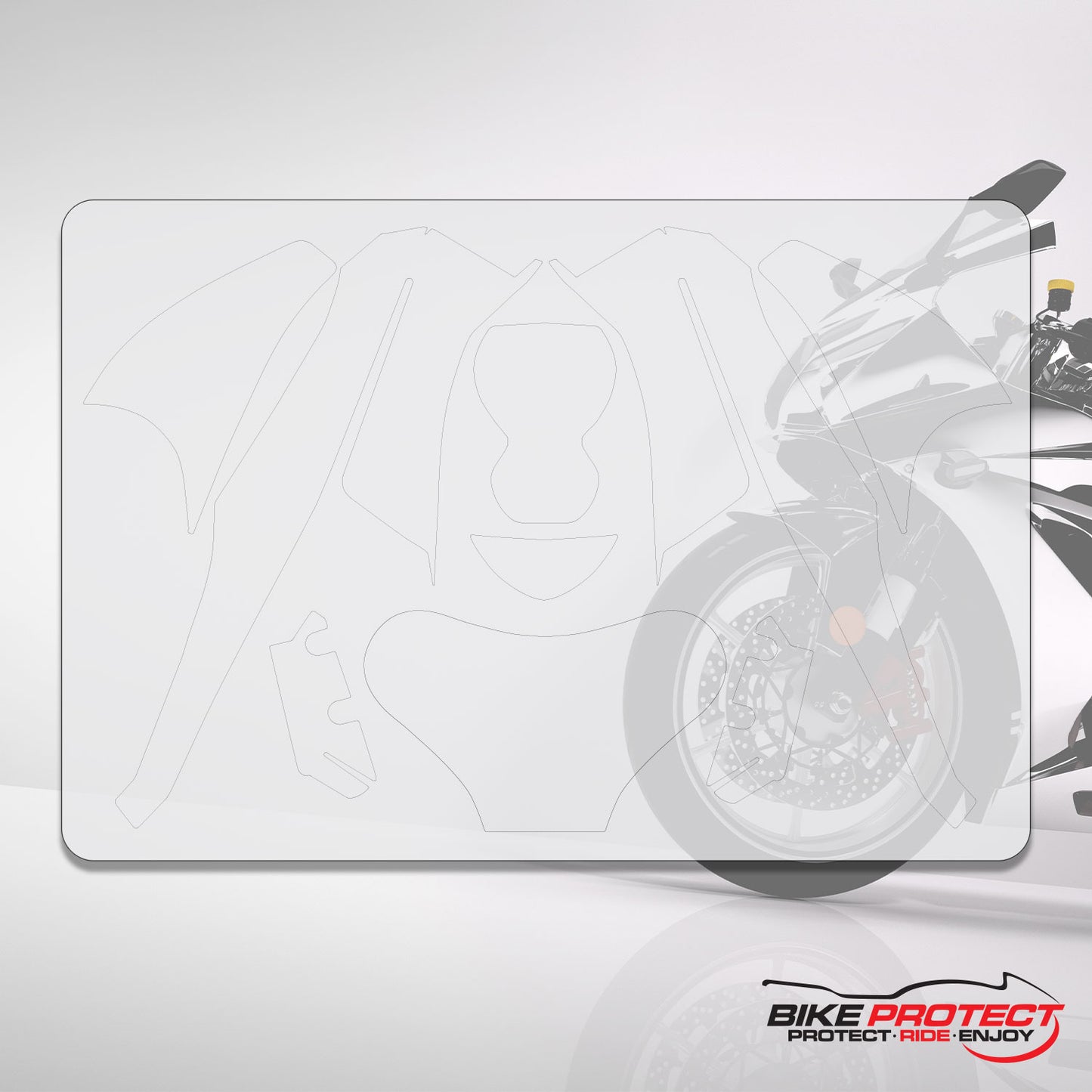 Kawasaki Versys 1000 KLZ (2012-2014) PPF Paint Protection Film Full Kit
