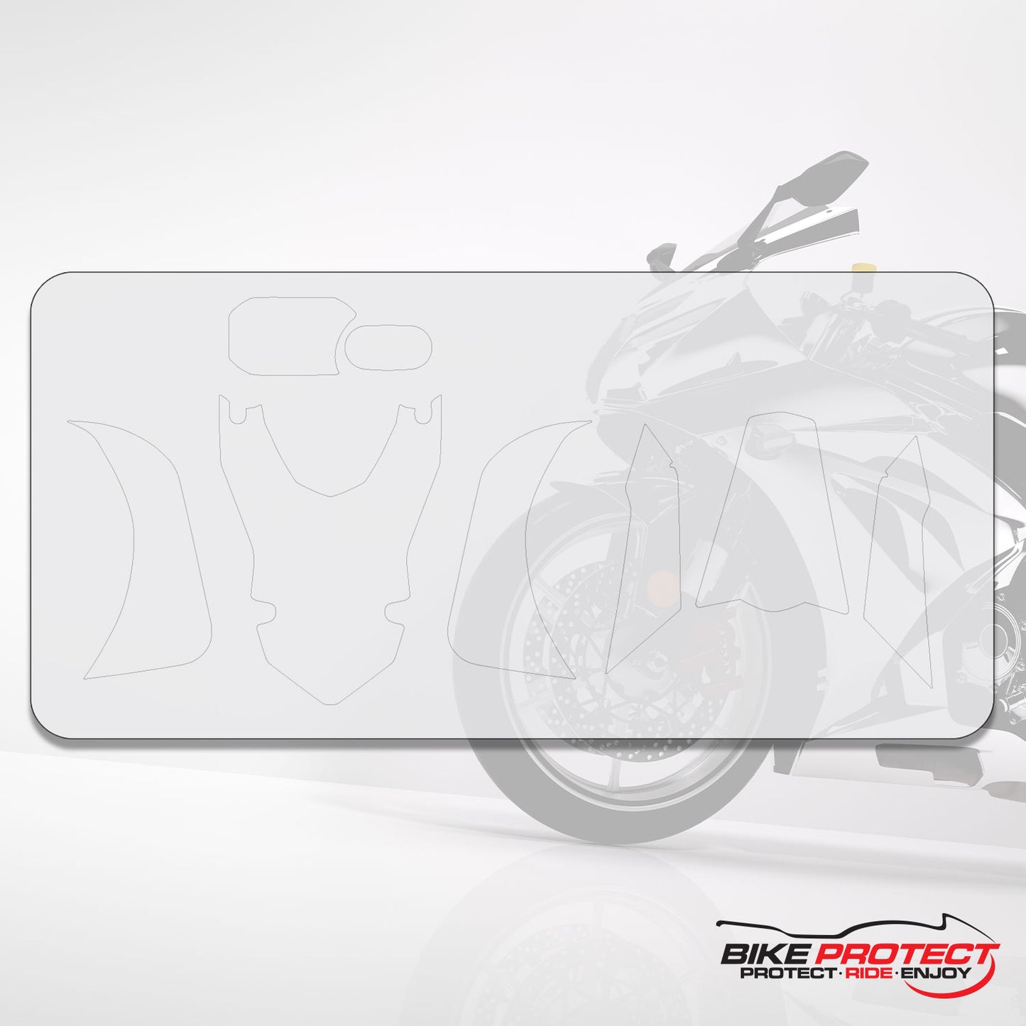 BMW F650 GS (2008 - 2018) PPF Paint Protection Film Tank Kit