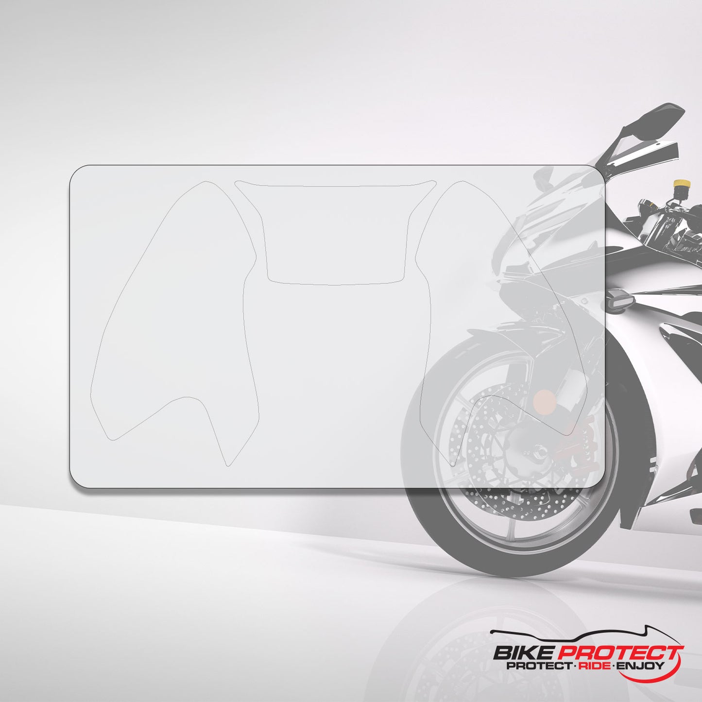 Ducati Monster 695 (2006 - 2008) Motorcycle PPF Paint Protection Film Tank Kit