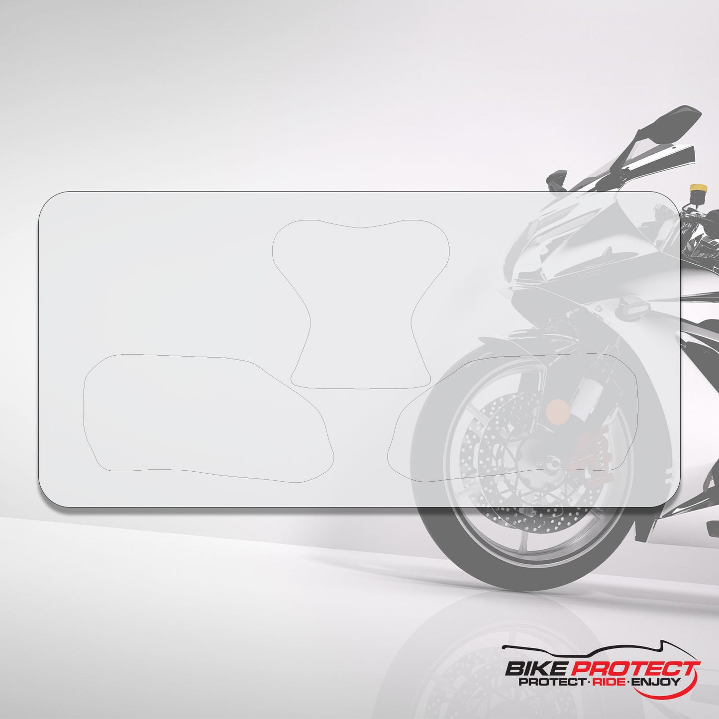 Honda CBR900 RR Fireblade (2003-2004) PPF Paint Protection Film Tank Kit