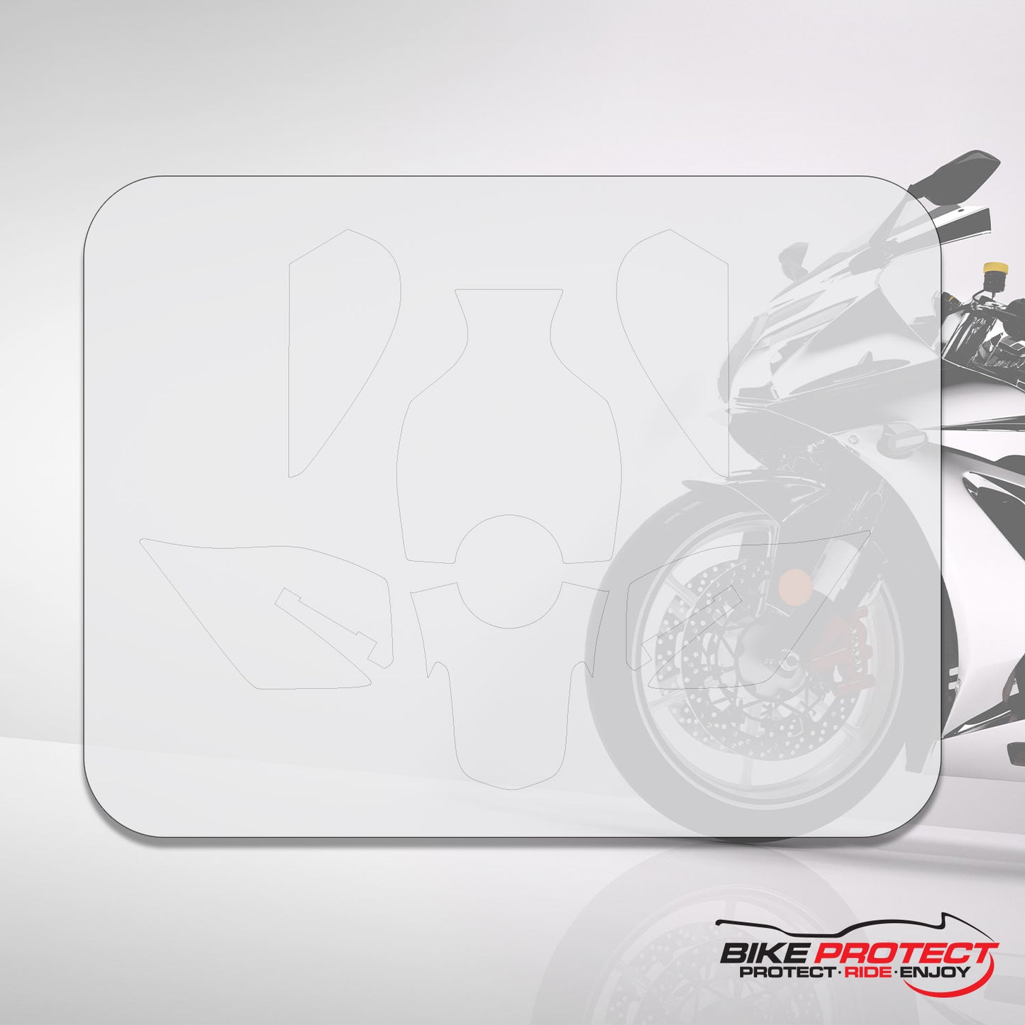 Kawasaki Ninja H2 (2015-2021) PPF Paint Protection Film Tank Kit