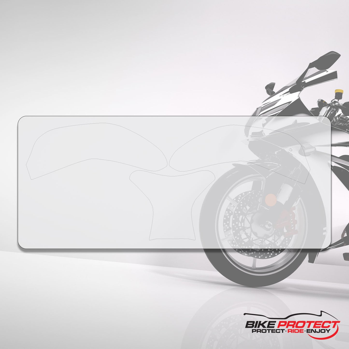 Kawasaki Z1000 (2007-2009) PPF Paint Protection Film Tank Kit